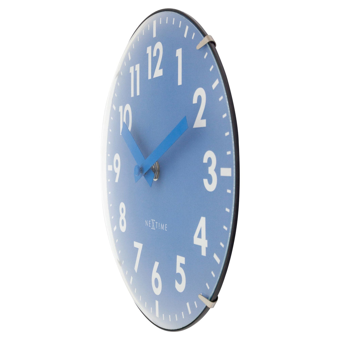 Table/Wall clock 20cm - Domed glass lens - Silent - Glass - "Duomo Mini" - Goat Corp