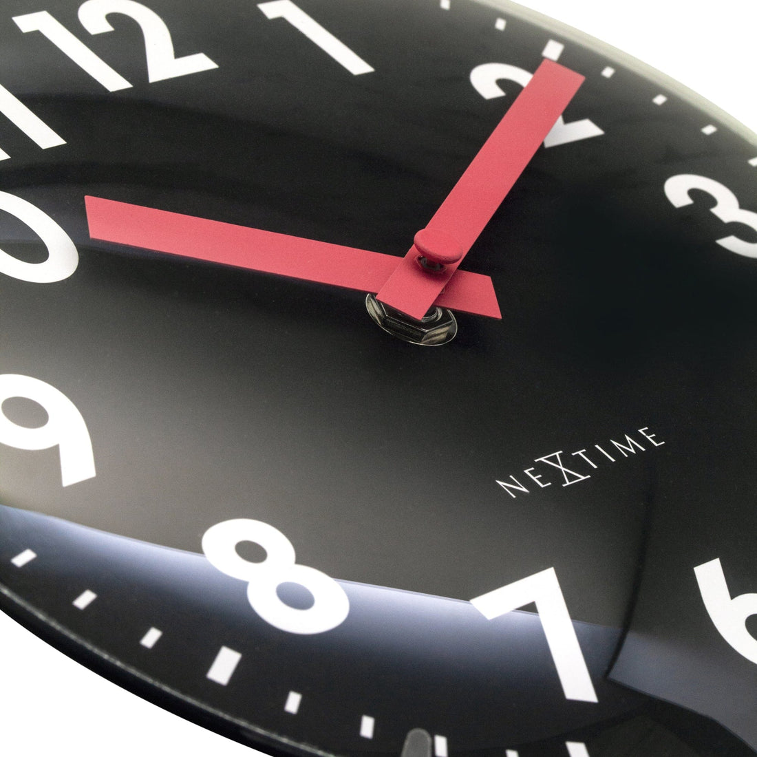 Table/Wall clock 20cm - Domed glass lens - Silent - Glass - "Duomo Mini" - Goat Corp