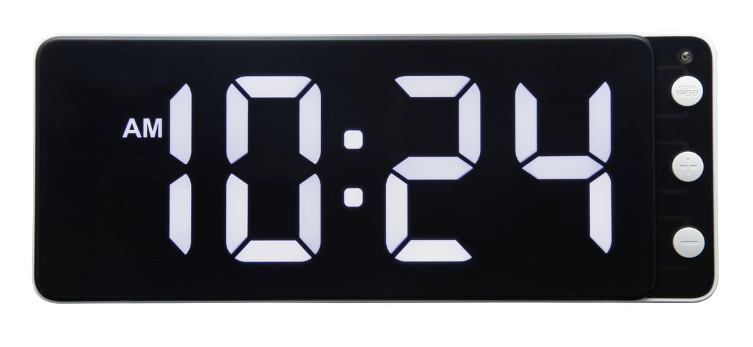 Table/Wall Clock 27.2x10.8x3cm-LED-ABS-NeXtime 'Digital Clock' - Goat Corp
