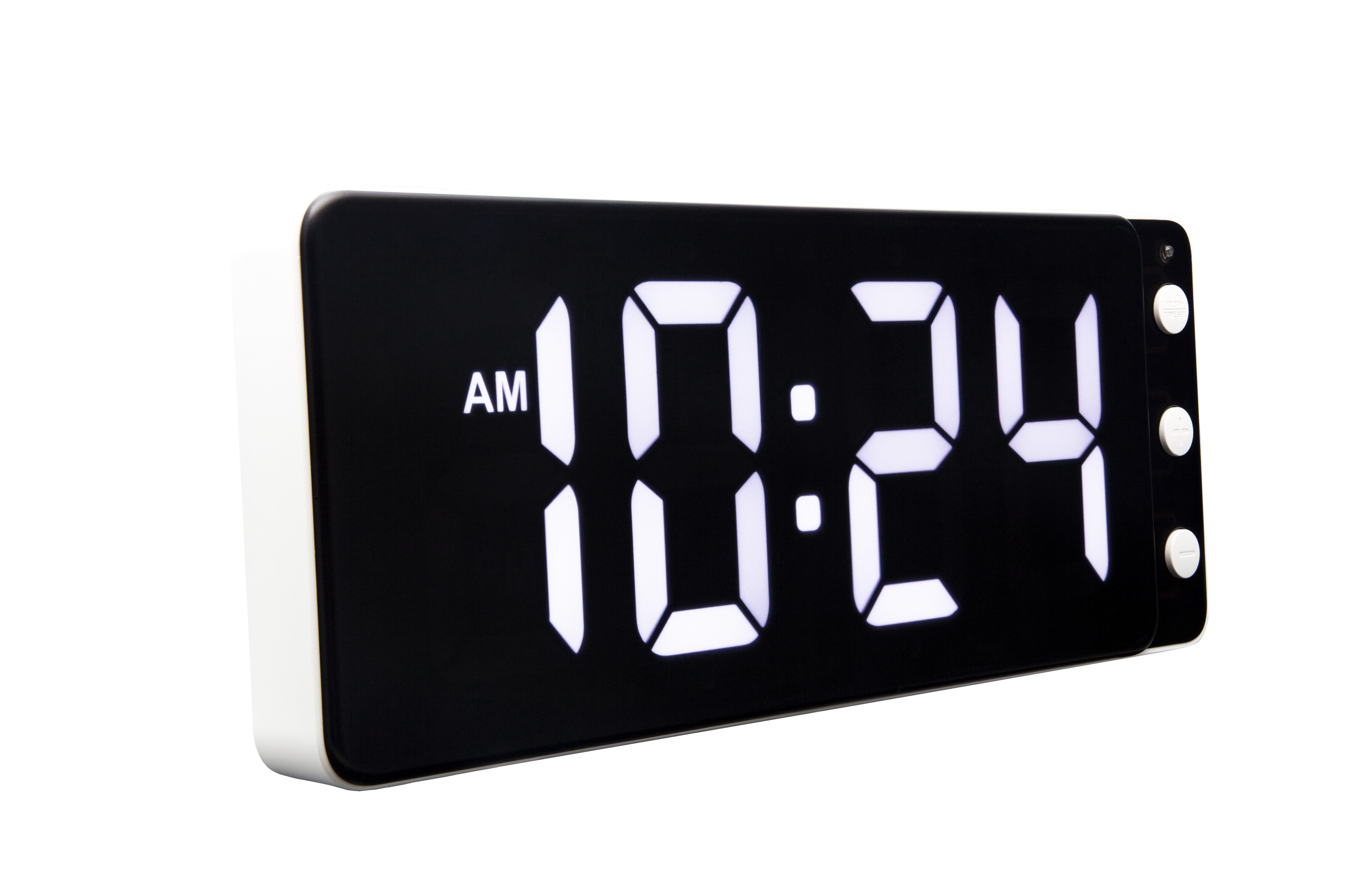 Table/Wall Clock 27.2x10.8x3cm-LED-ABS-NeXtime 'Digital Clock' - Goat Corp