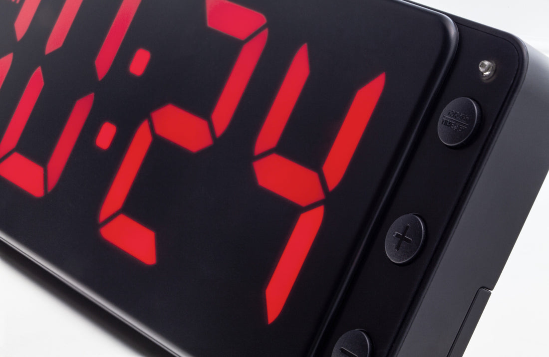 Table/Wall Clock 27.2x10.8x3cm-LED-ABS-NeXtime 'Digital Clock' - Goat Corp