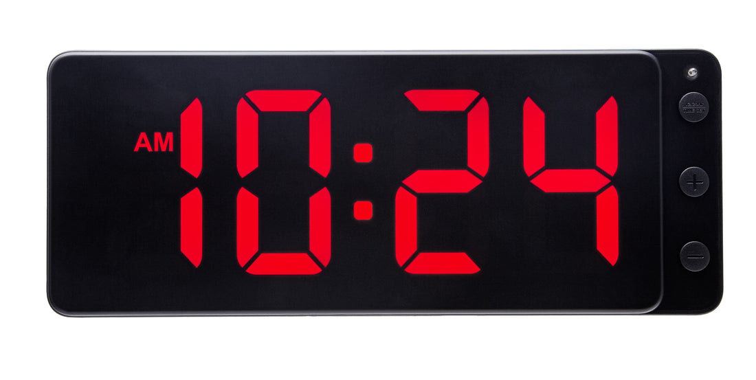 Table/Wall Clock 27.2x10.8x3cm-LED-ABS-NeXtime 'Digital Clock' - Goat Corp