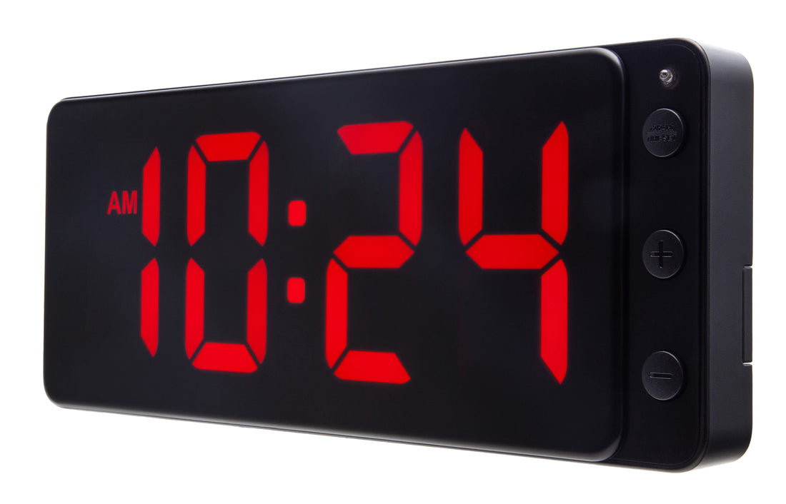 Table/Wall Clock 27.2x10.8x3cm-LED-ABS-NeXtime 'Digital Clock' - Goat Corp