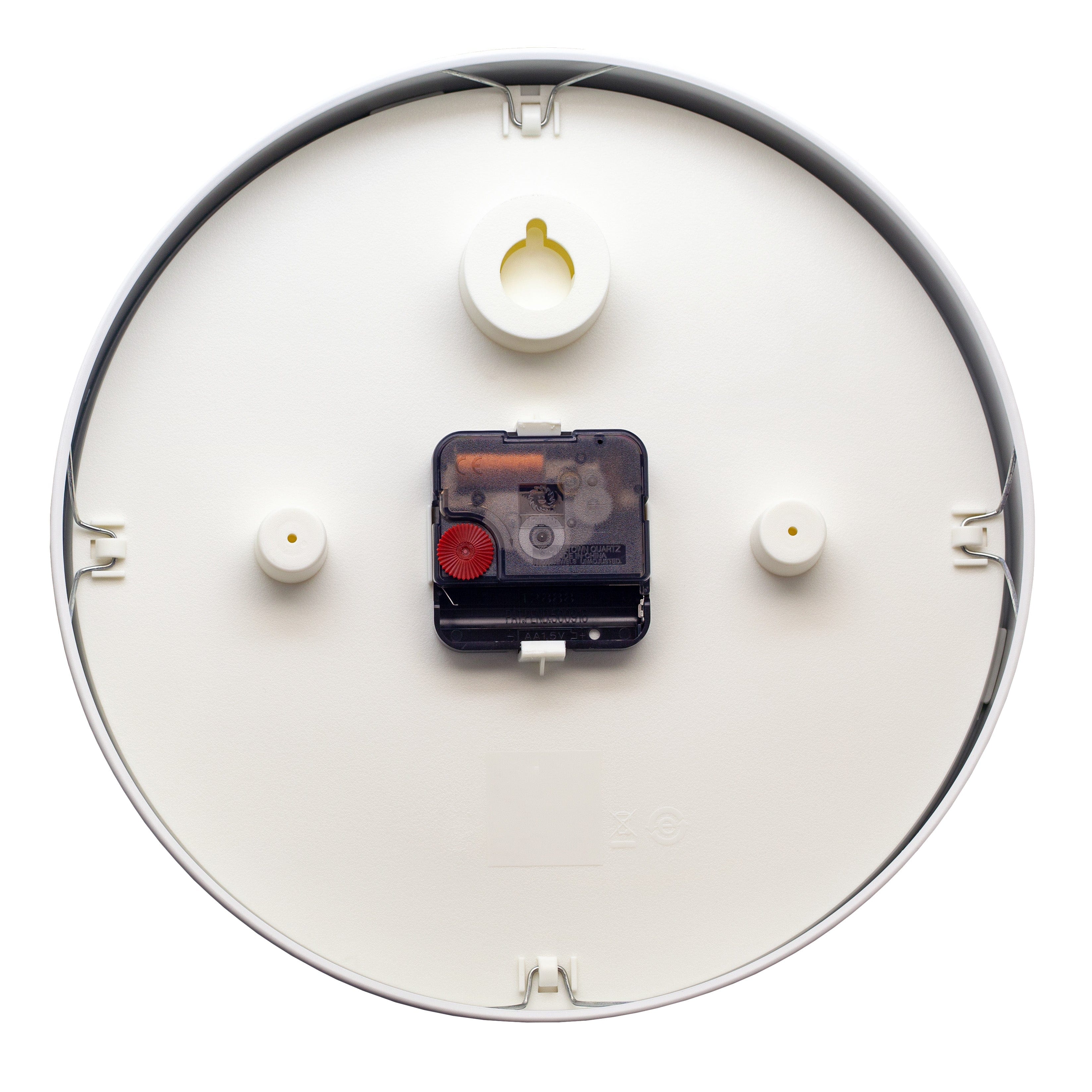 Wall Clock 25cm-Silent-Metal-NeXtime 'Retro II' - Goat Corp