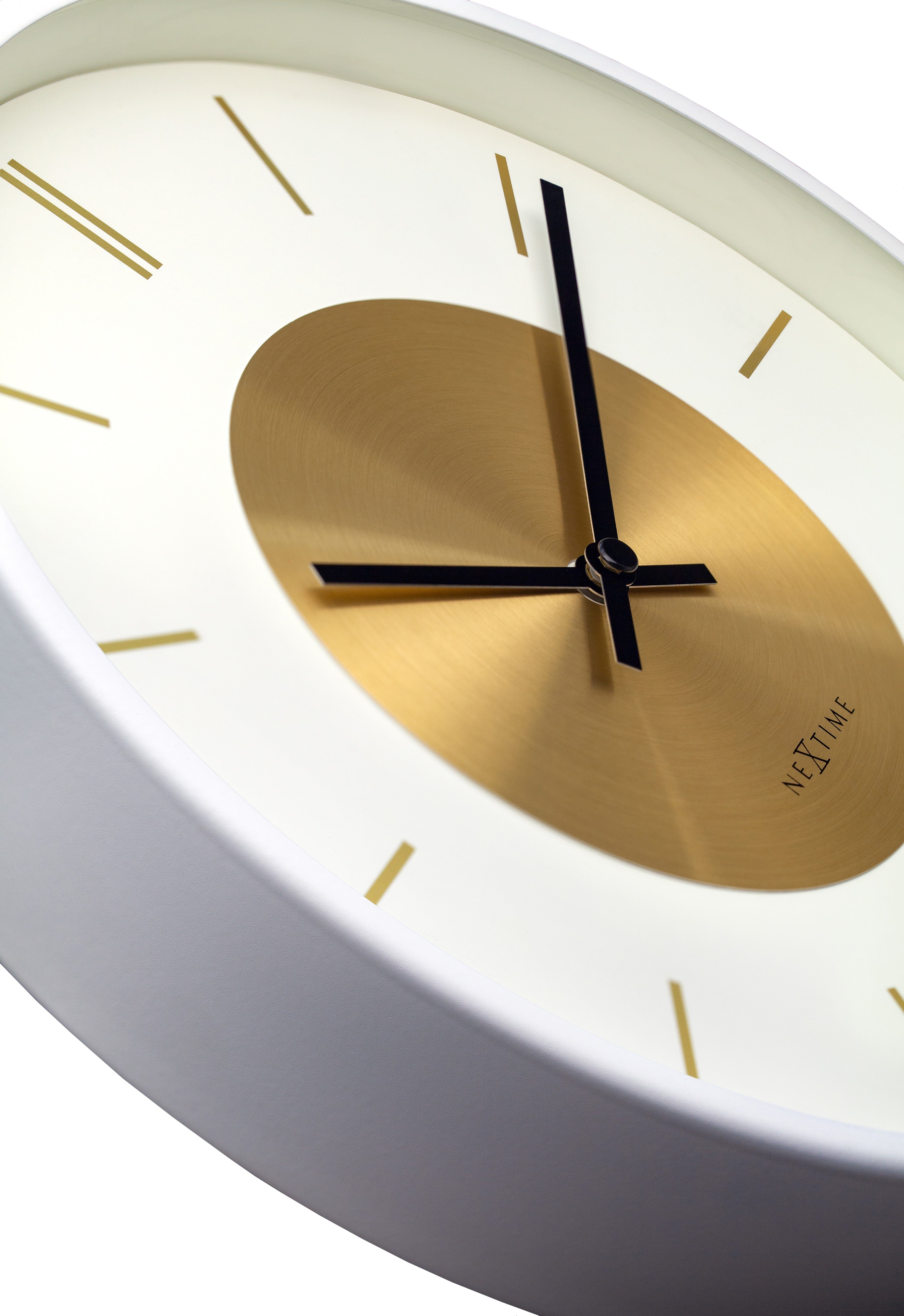 Wall Clock 25cm-Silent-Metal-NeXtime 'Retro II' - Goat Corp