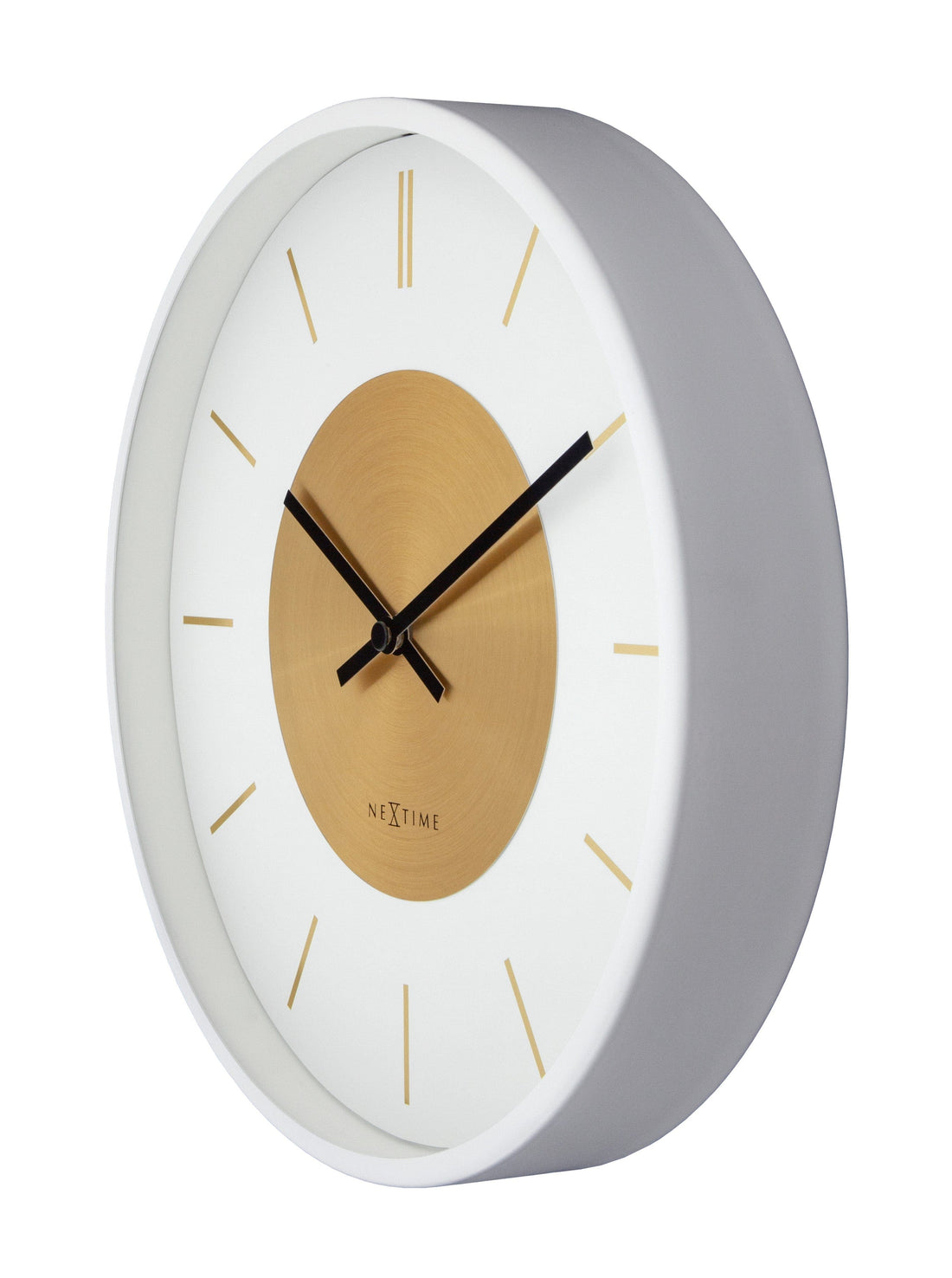 Wall Clock 25cm-Silent-Metal-NeXtime 'Retro II' - Goat Corp