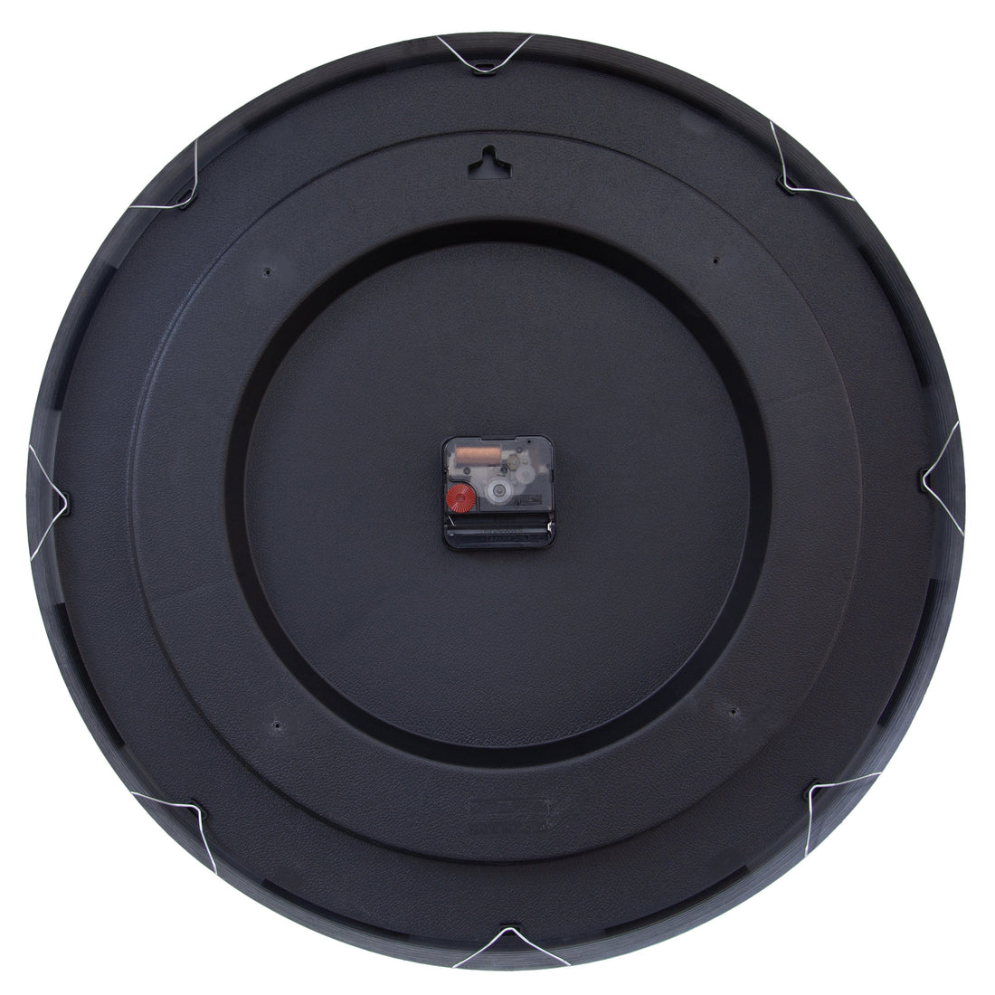 Large Wall Clock 48cm-Silent-Aluminium-NeXtime 'Marble Duo' - Goat Corp