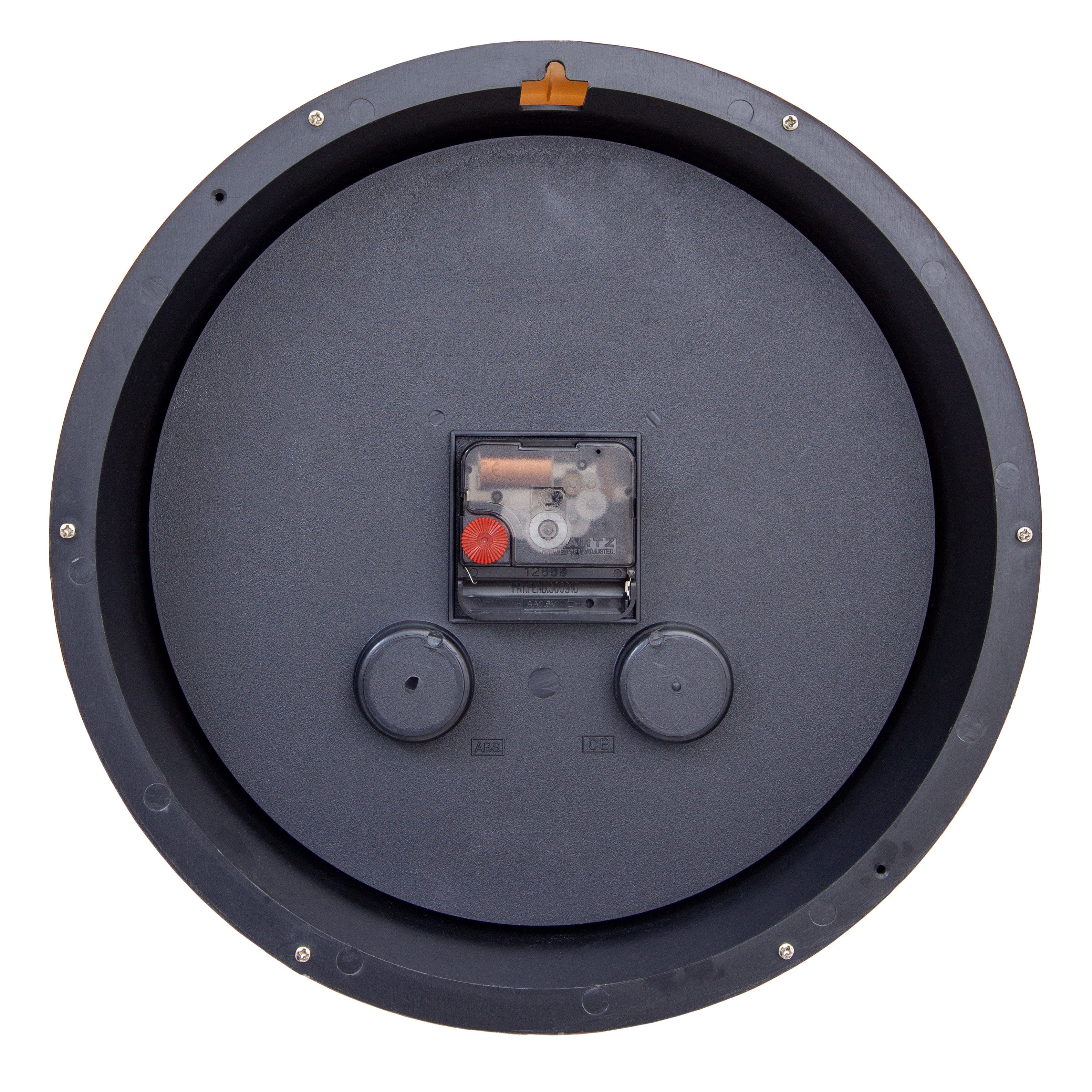 Wall Clock 30.5cm-Silent-ABS-NeXtime 'Golden Hour Wall' - Goat Corp