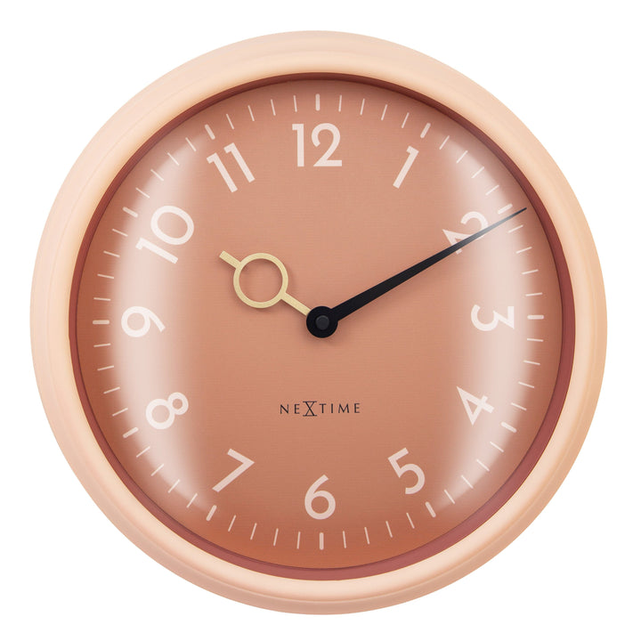Wall Clock 30.5cm-Silent-ABS-NeXtime 'Golden Hour Wall' - Goat Corp