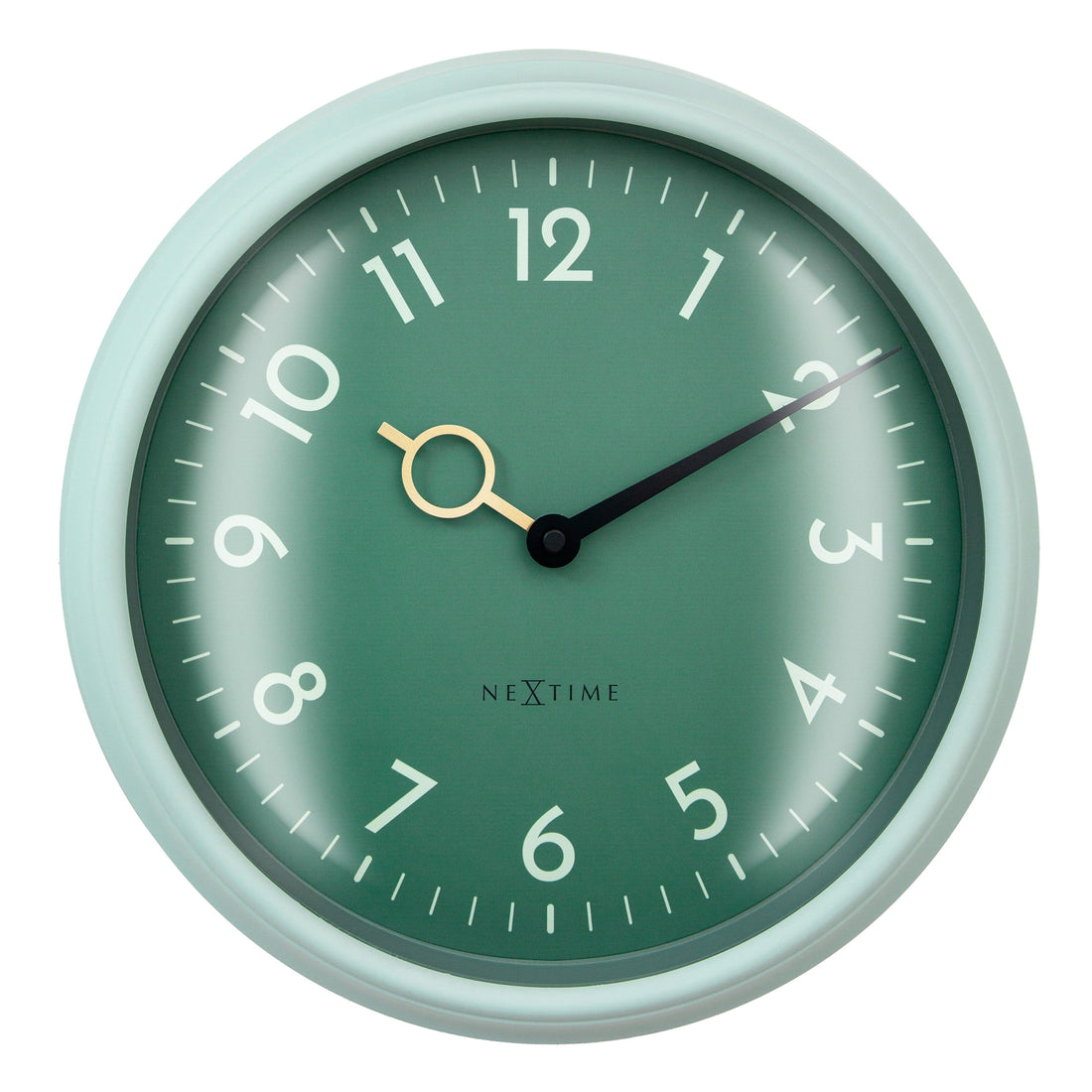 Wall Clock 30.5cm-Silent-ABS-NeXtime 'Golden Hour Wall' - Goat Corp