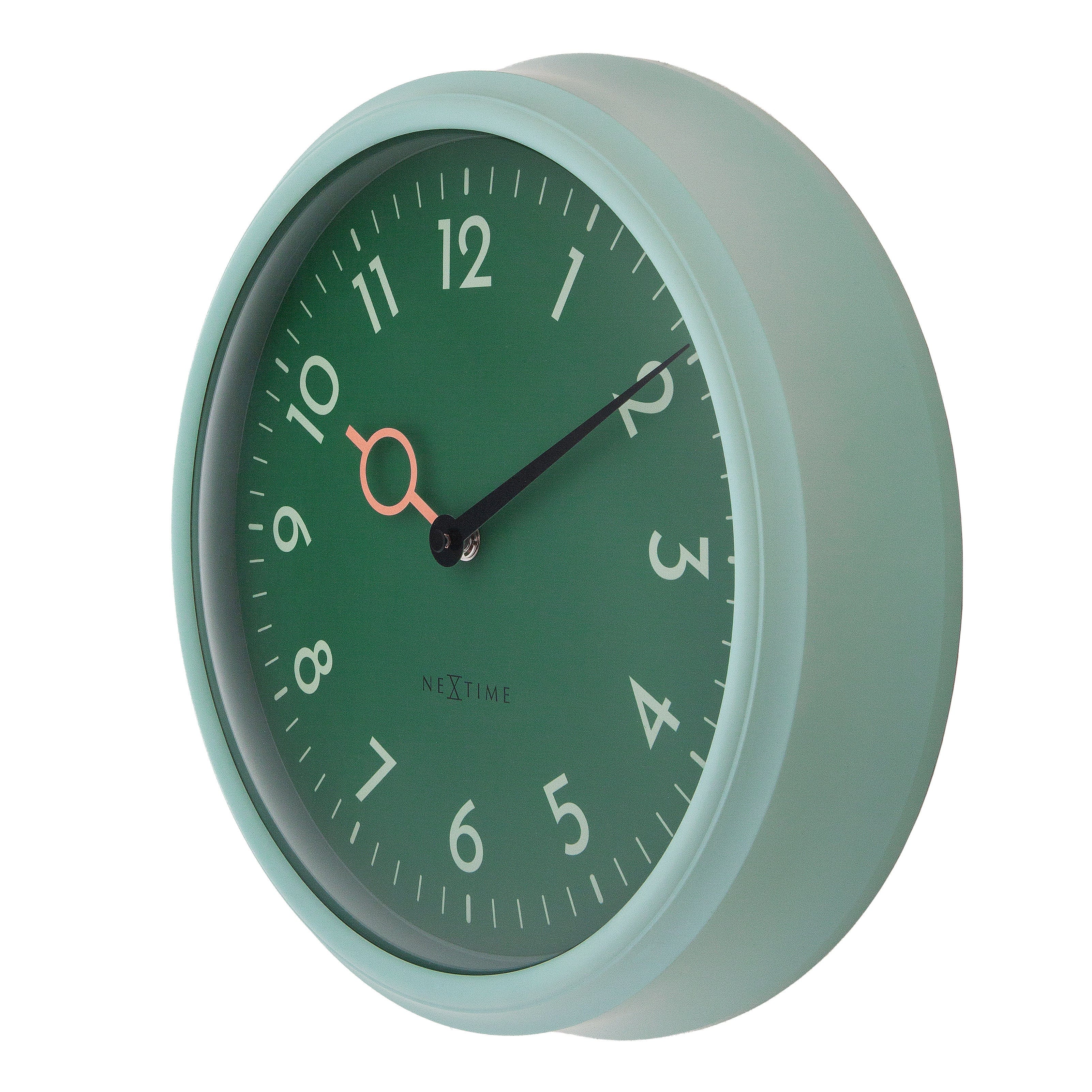 Wall Clock 30.5cm-Silent-ABS-NeXtime 'Golden Hour Wall' - Goat Corp