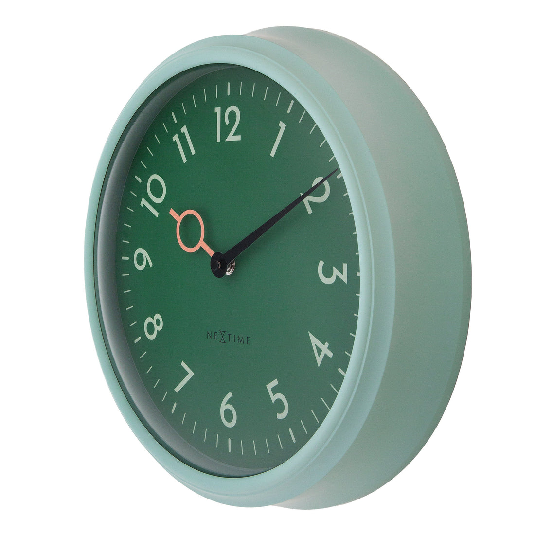 Wall Clock 30.5cm-Silent-ABS-NeXtime 'Golden Hour Wall' - Goat Corp