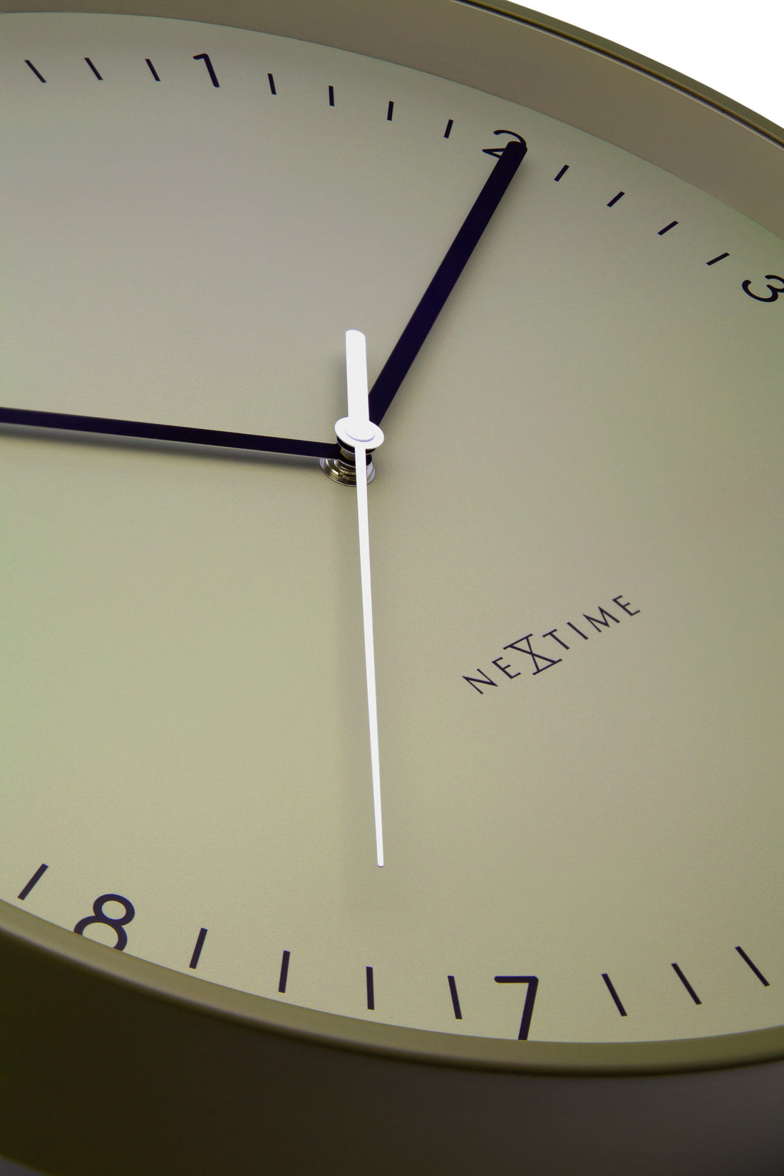 Wall clock 40cm-Silent-Metal-NeXtime 'Berlin L' - Goat Corp