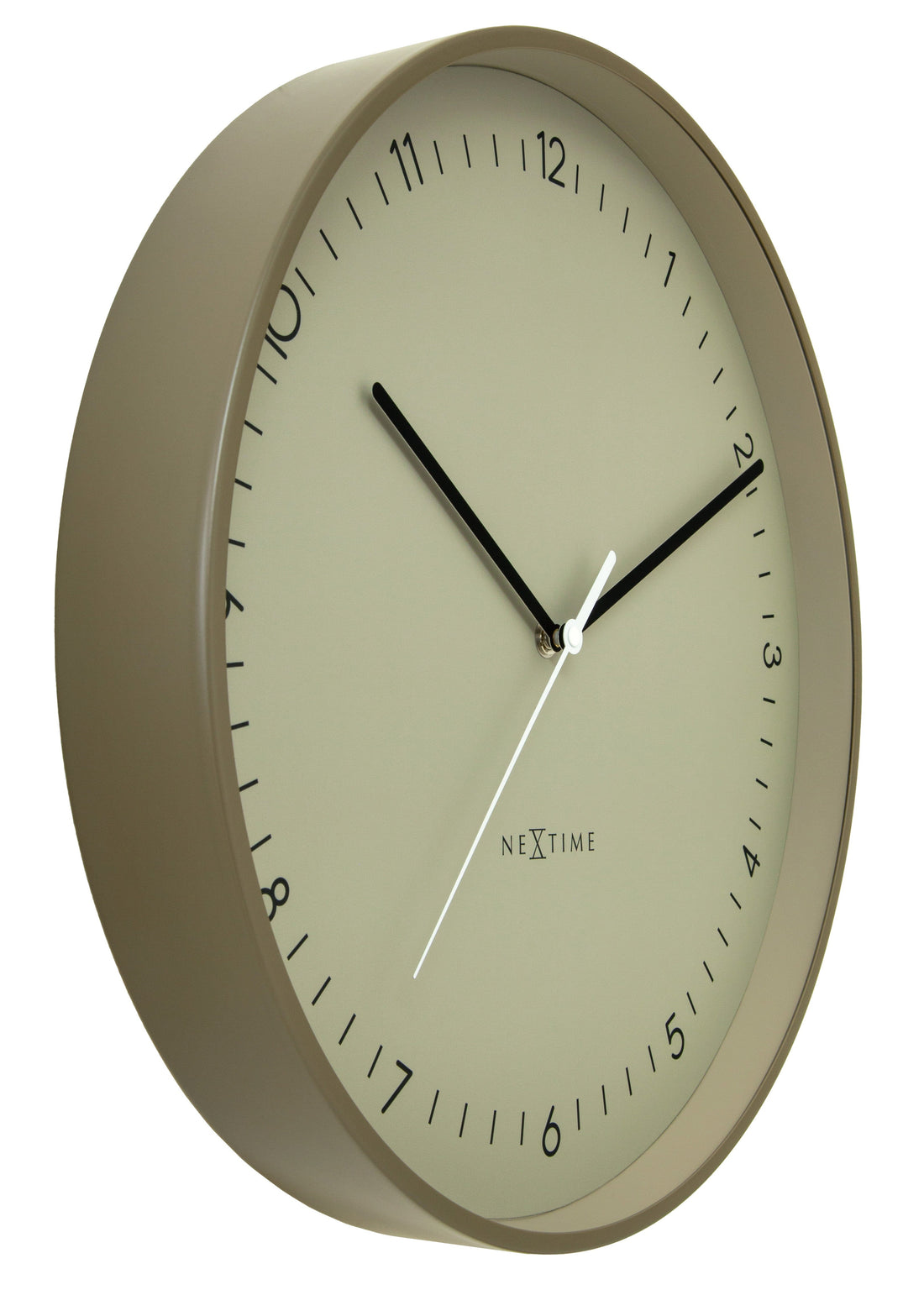 Wall clock 40cm-Silent-Metal-NeXtime 'Berlin L' - Goat Corp