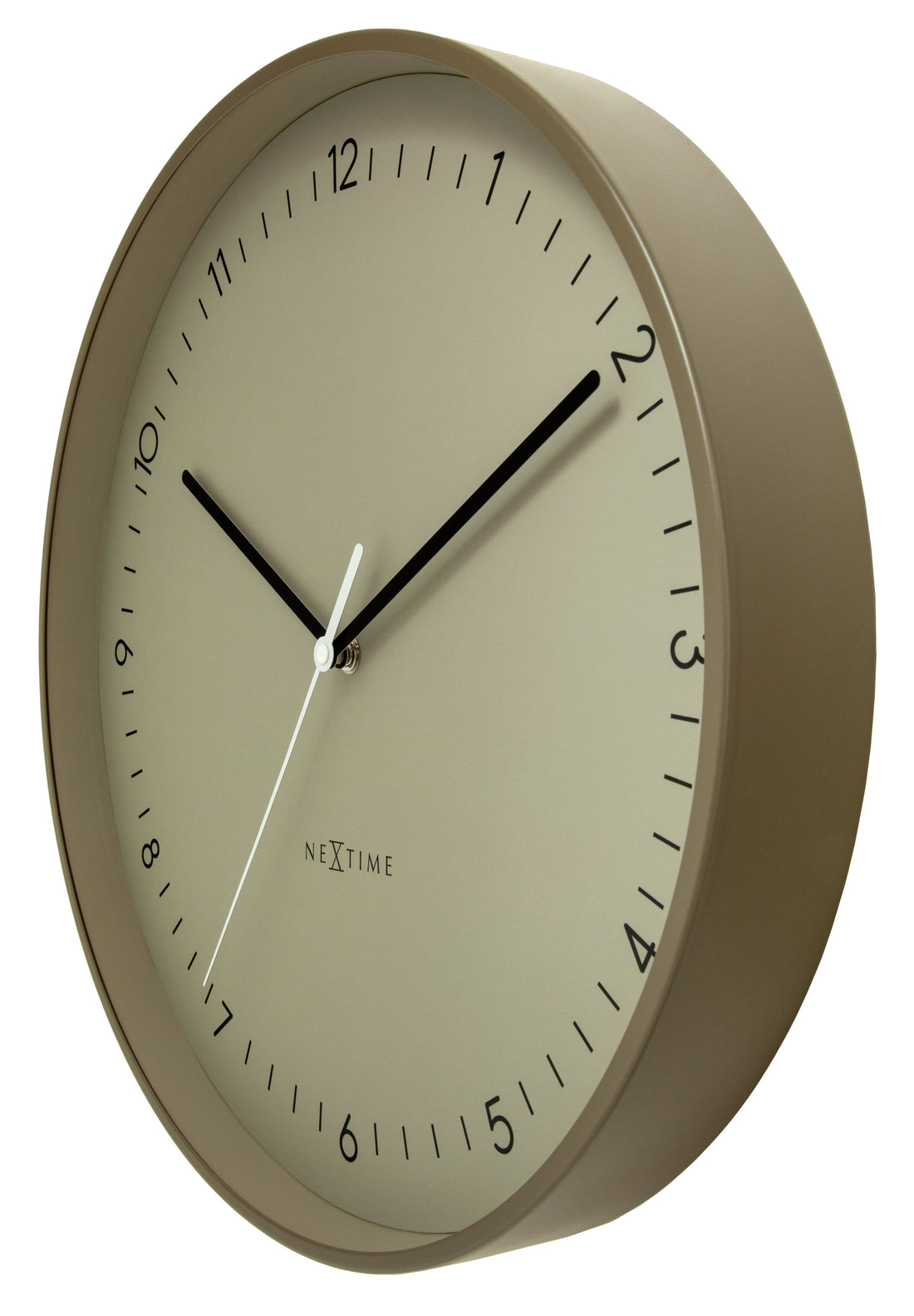 Wall clock 40cm-Silent-Metal-NeXtime 'Berlin L' - Goat Corp