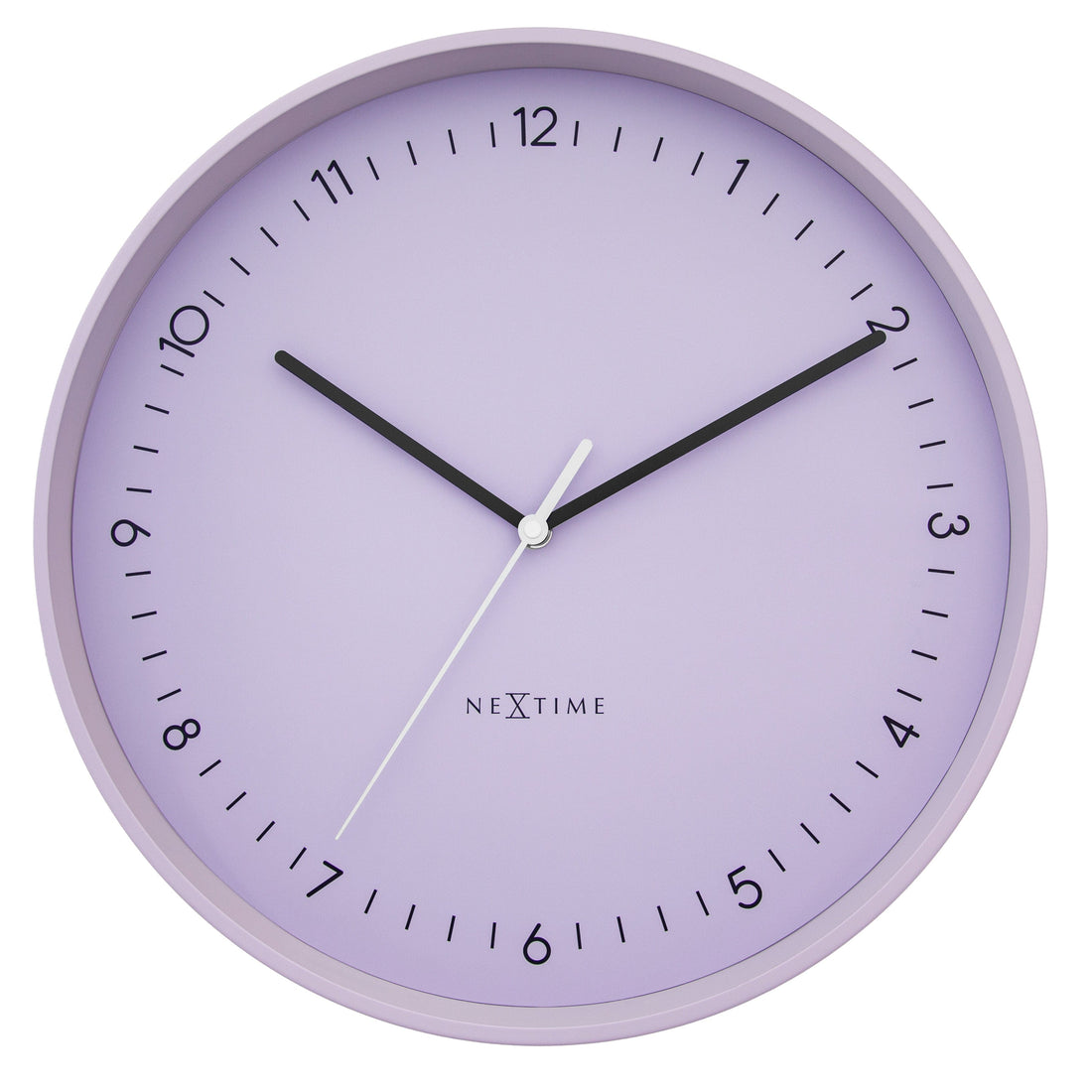 Wall clock 40cm-Silent-Metal-NeXtime 'Berlin L' - Goat Corp