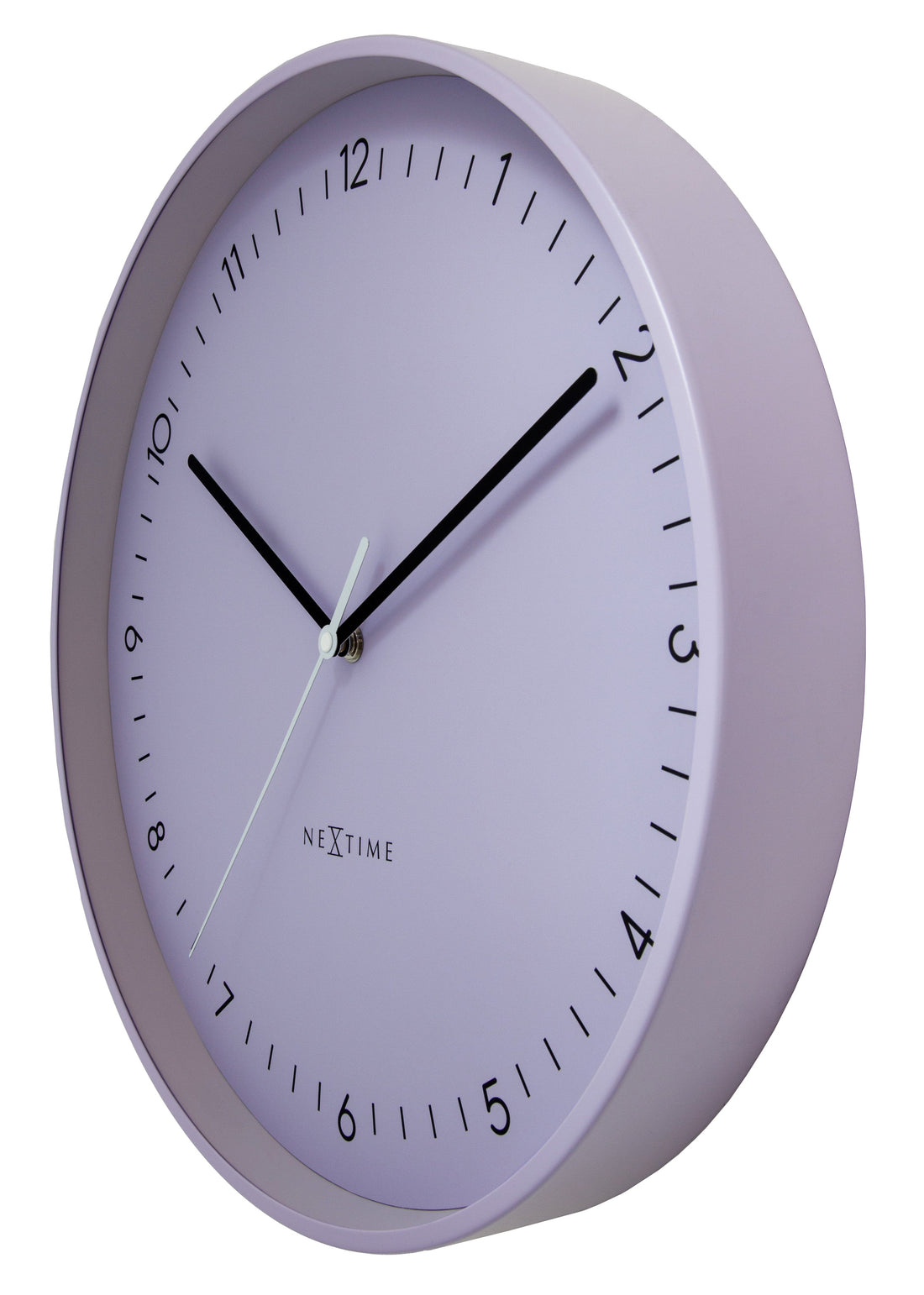 Wall clock 40cm-Silent-Metal-NeXtime 'Berlin L' - Goat Corp