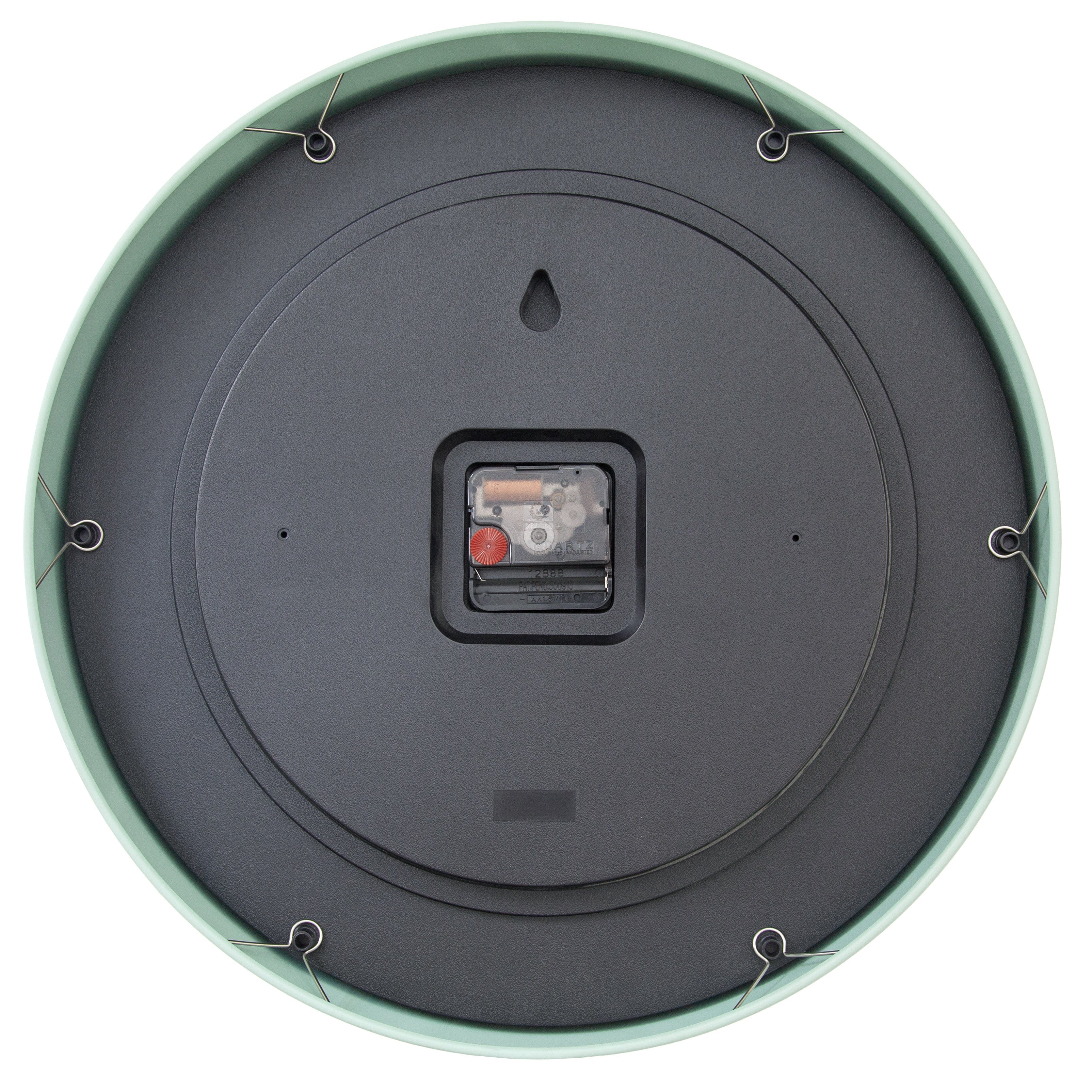 Wall clock 40cm-Silent-Metal-NeXtime 'Berlin L' - Goat Corp