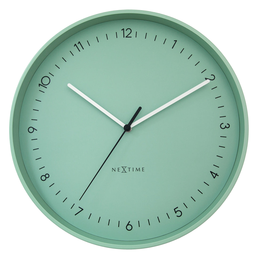 Wall clock 40cm-Silent-Metal-NeXtime 'Berlin L' - Goat Corp