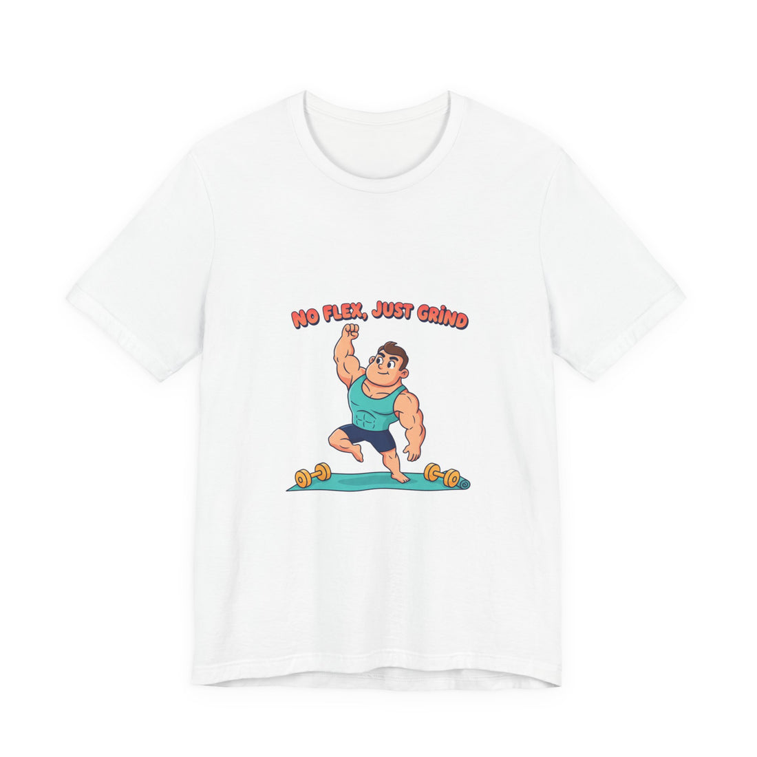 No Fuss Just Grind Tee | gym motivation shirt, start small fitness tee