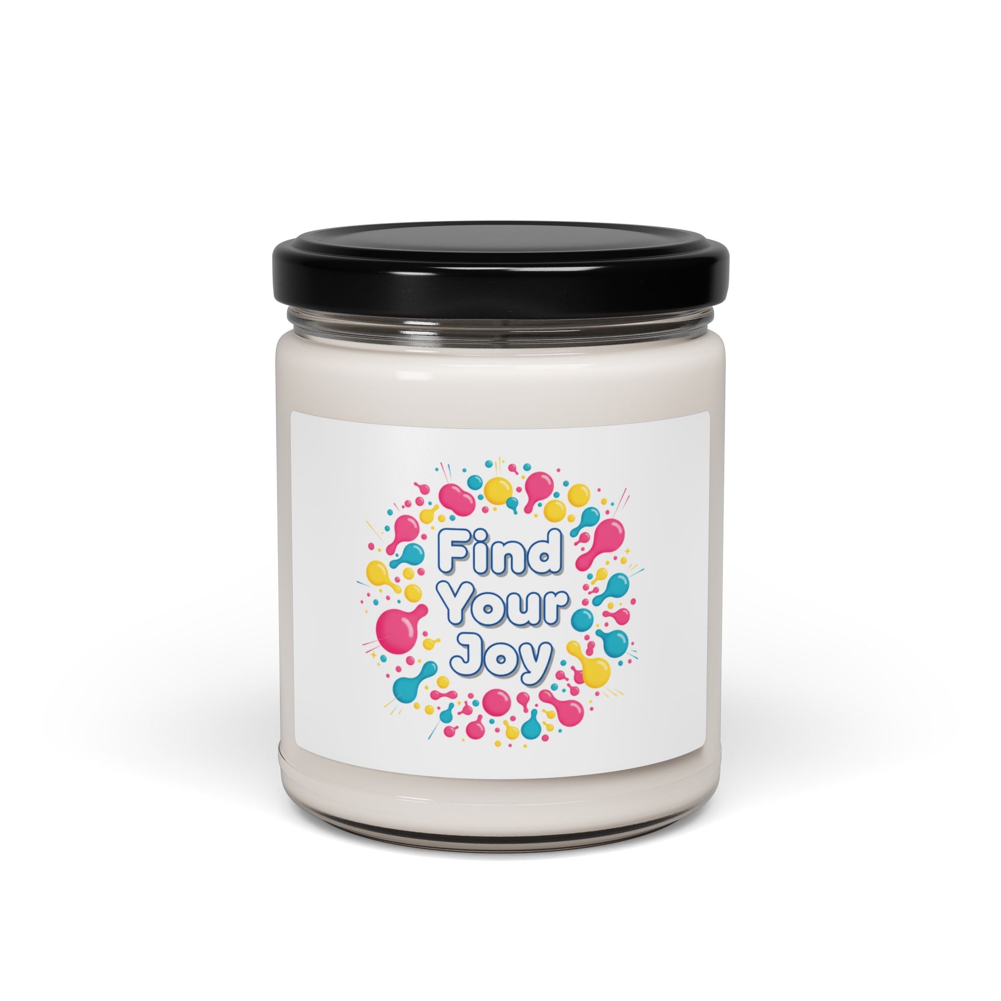 Find Your Joy Candle | Dopamine Decor, Neon Gradient Soy Jar