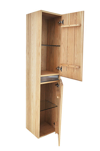 Wiesbaden Vision eiken badkamermeubel 160x35x35 cm (links en rechts)