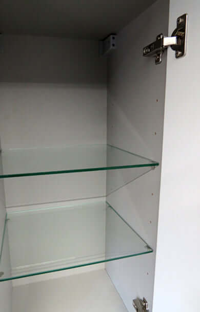 Wiesbaden Vision Hoge Kast 160x35x35 cm Hoogglans Grijs (2 Deurs)