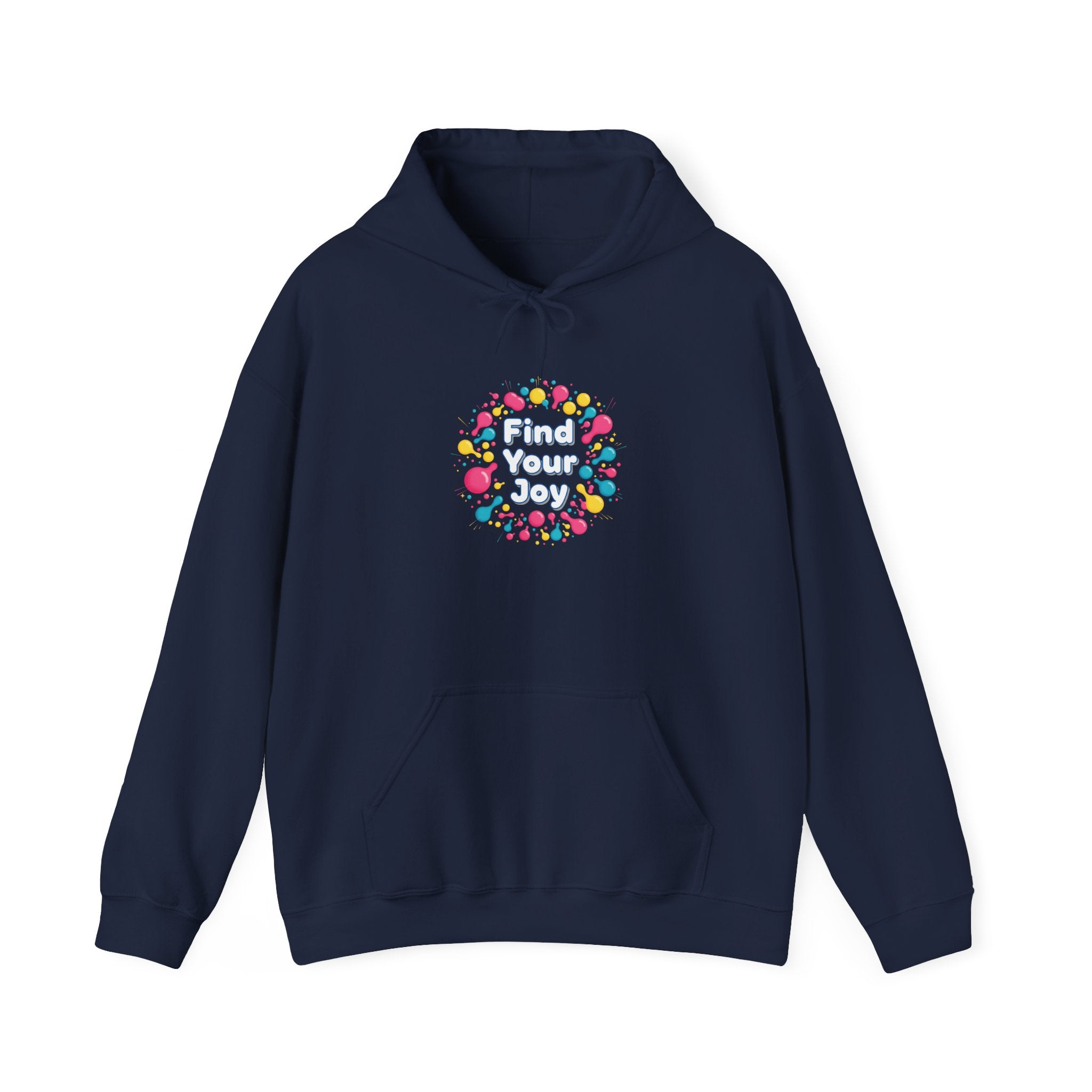 Find Your Joy Hoodie | dopamine items, neon squiggle art