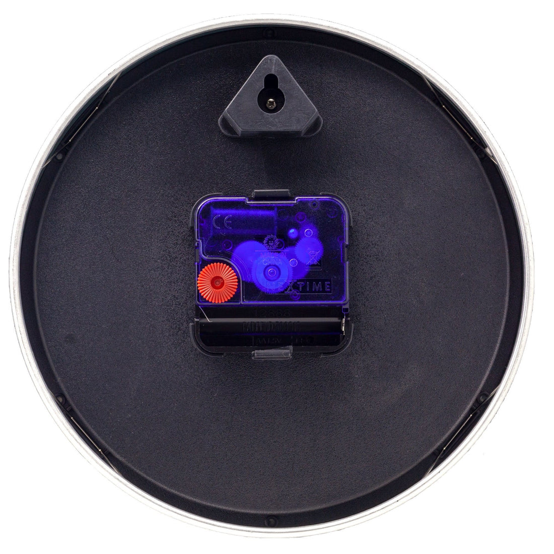 Wall clock/Table clock -  Black - Aluminum - 'Station Numbers' - Goat Corp