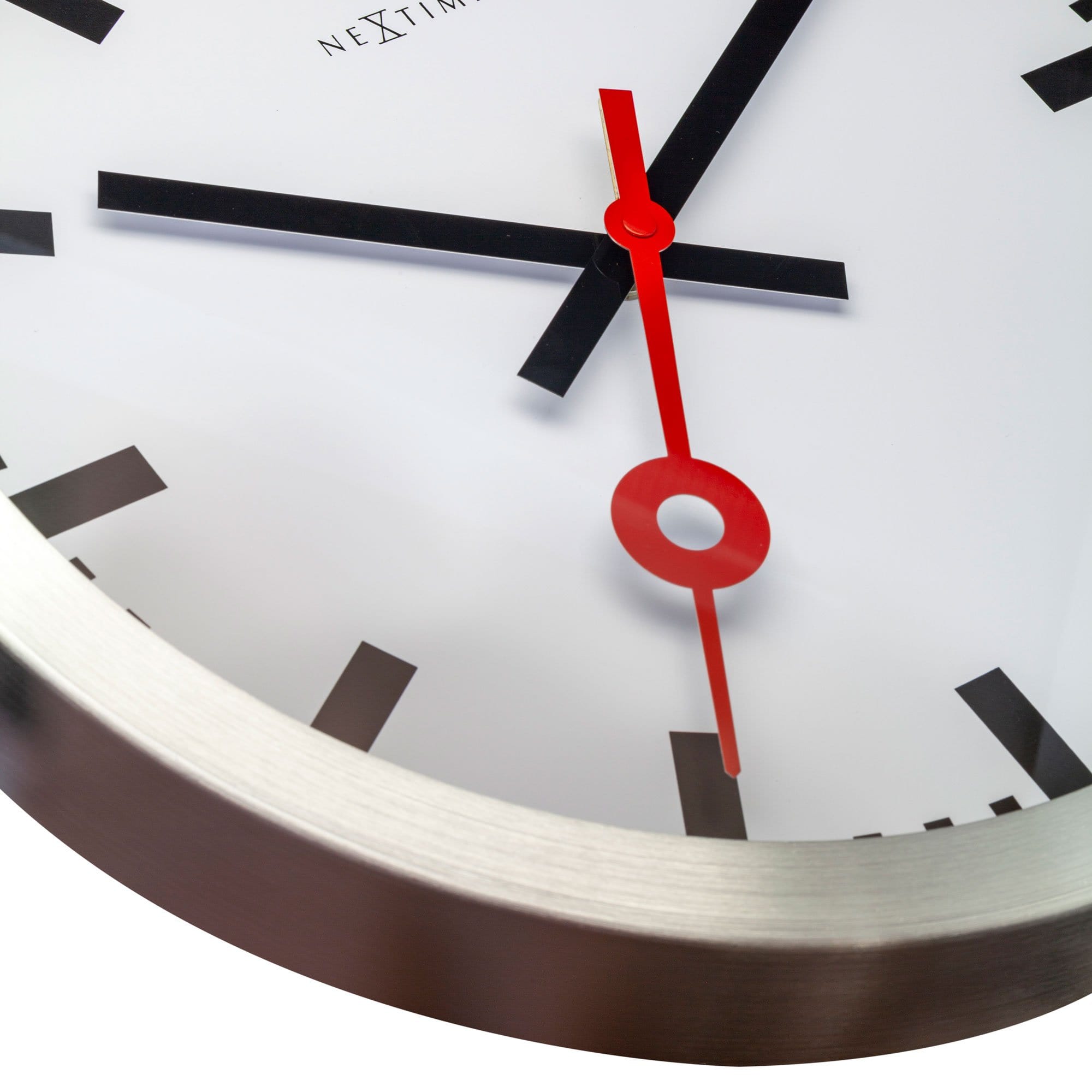 Wall clock/Table clock  - Aluminum  - 'Station Stripe' - Goat Corp