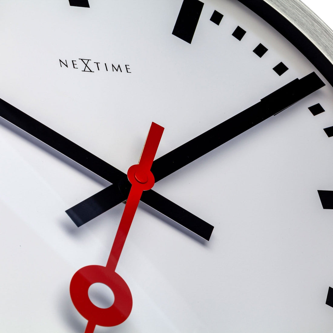 Wall clock/Table clock  - Aluminum  - 'Station Stripe' - Goat Corp