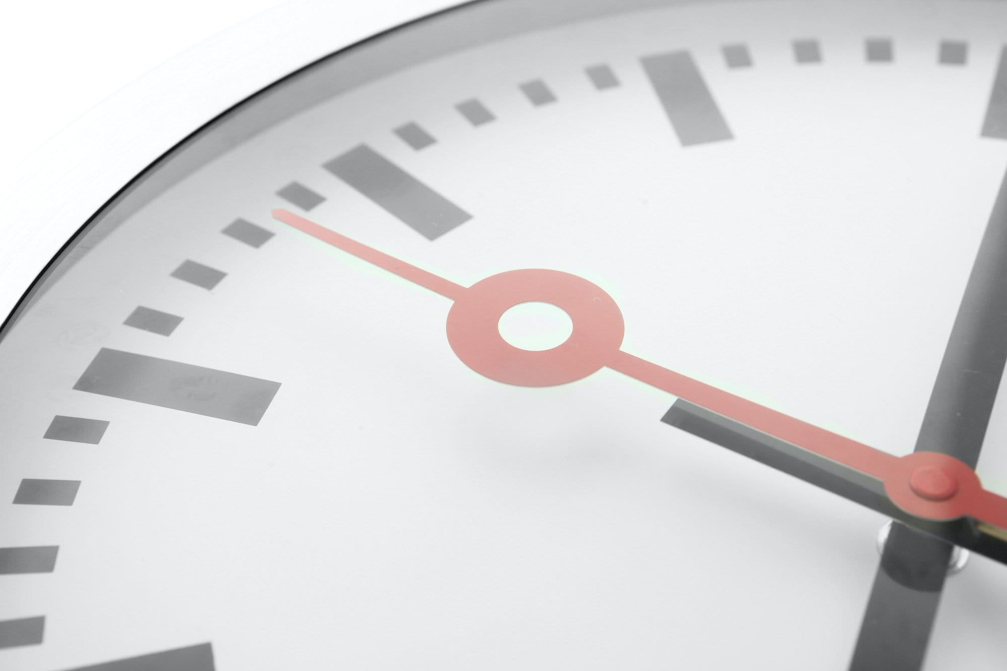 Wall clock/Table clock  - Aluminum  - 'Station Stripe' - Goat Corp