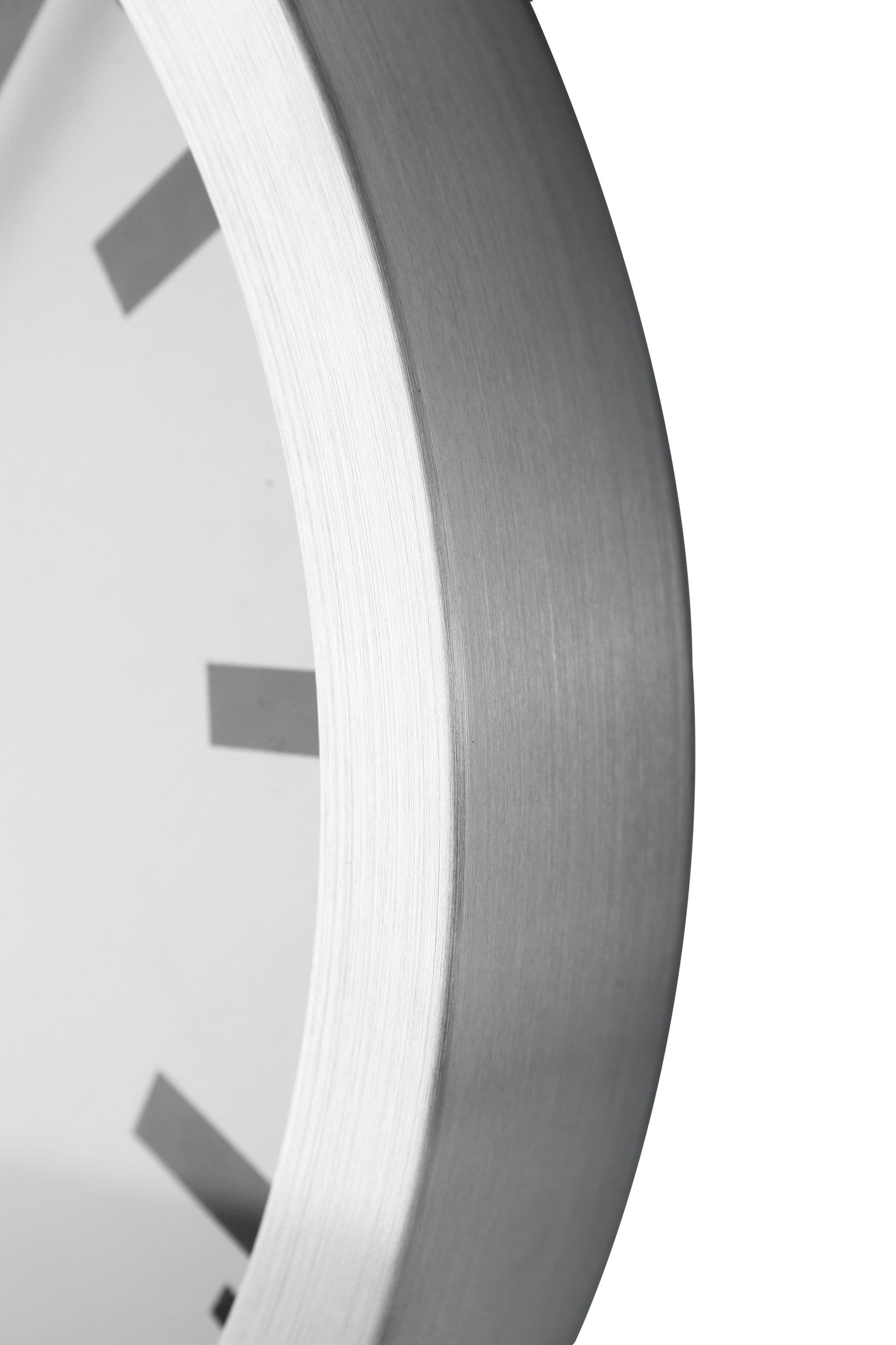 Wall clock/Table clock  - Aluminum  - 'Station Stripe' - Goat Corp