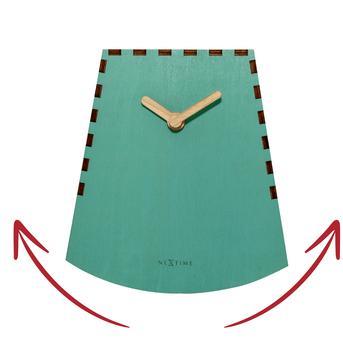 Table clock -  20 cm -Wood - Motion Clock-  'Rocky' - Goat Corp