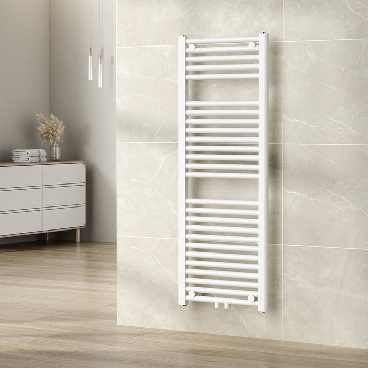 Elara 118,5x45 cm Radiator Wiesbaden Midden-Onderaansluiting Wit (538 Watt)