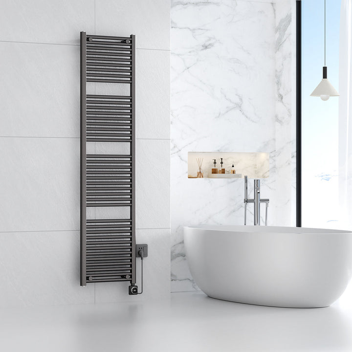 Elara elektrische radiator Smart WiFi 181,7 x 45 cm gunmetal PVD