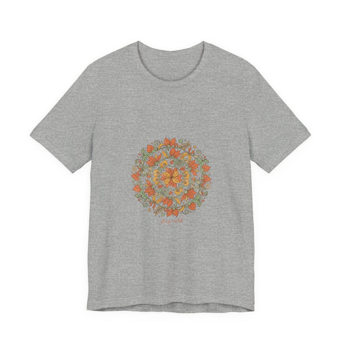 Mandala Paisley Sunburst Tee | Boho tapestry shirt, vintage paisley design