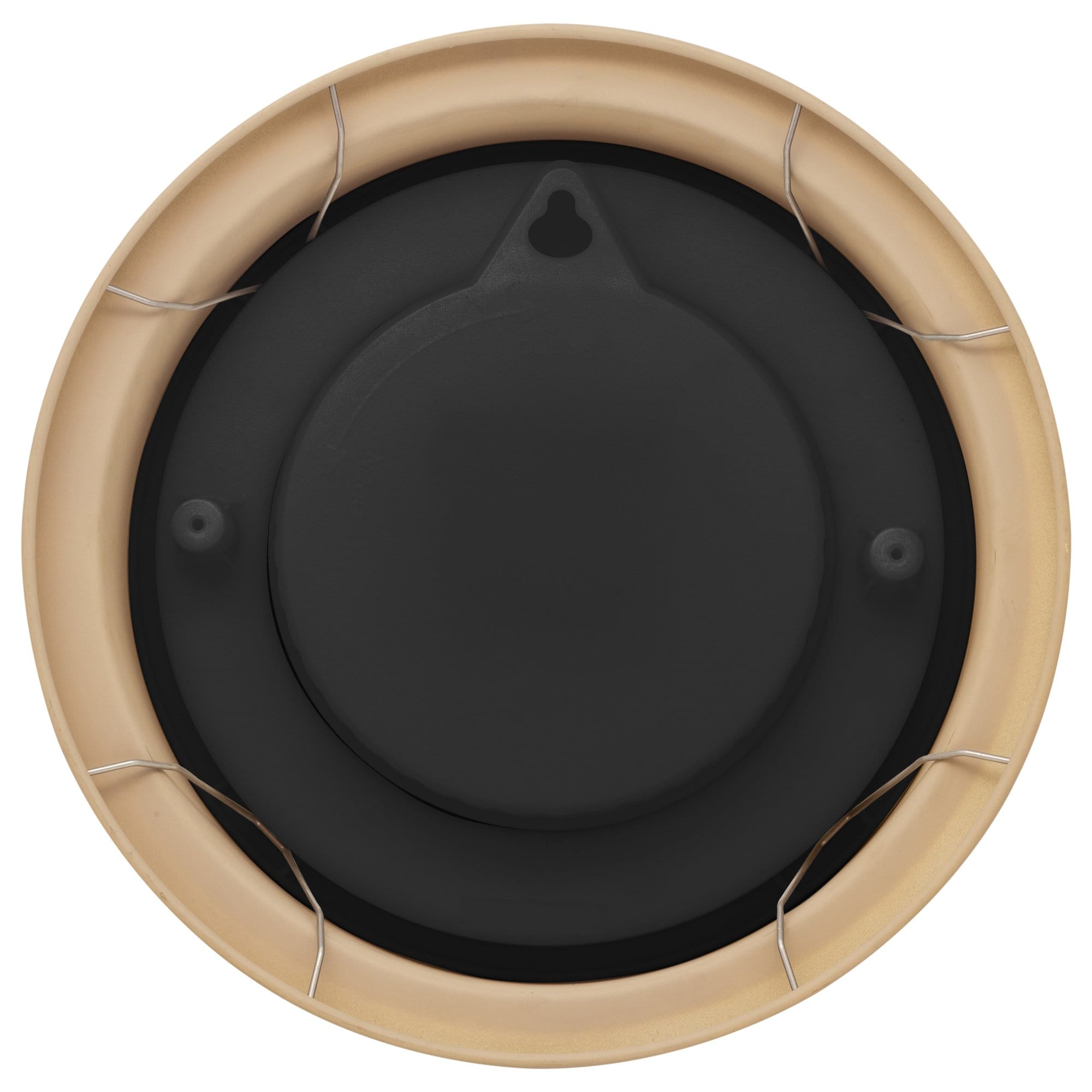 Weatherproof Outdoor Wall Clock - 22cm - Metal - Galvanized  Poppy - Goat Corp