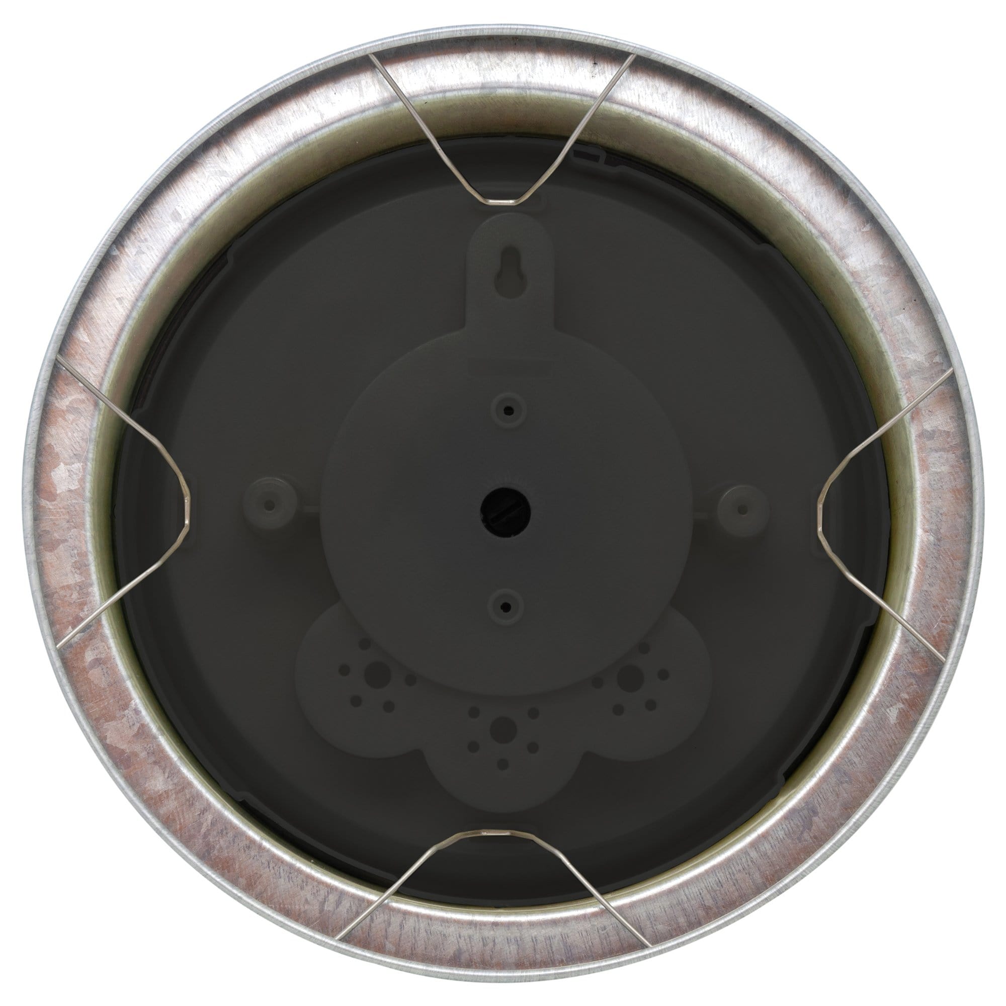 Weatherproof Thermometer - 22cm - Metal - Galvanized  Lily - Goat Corp