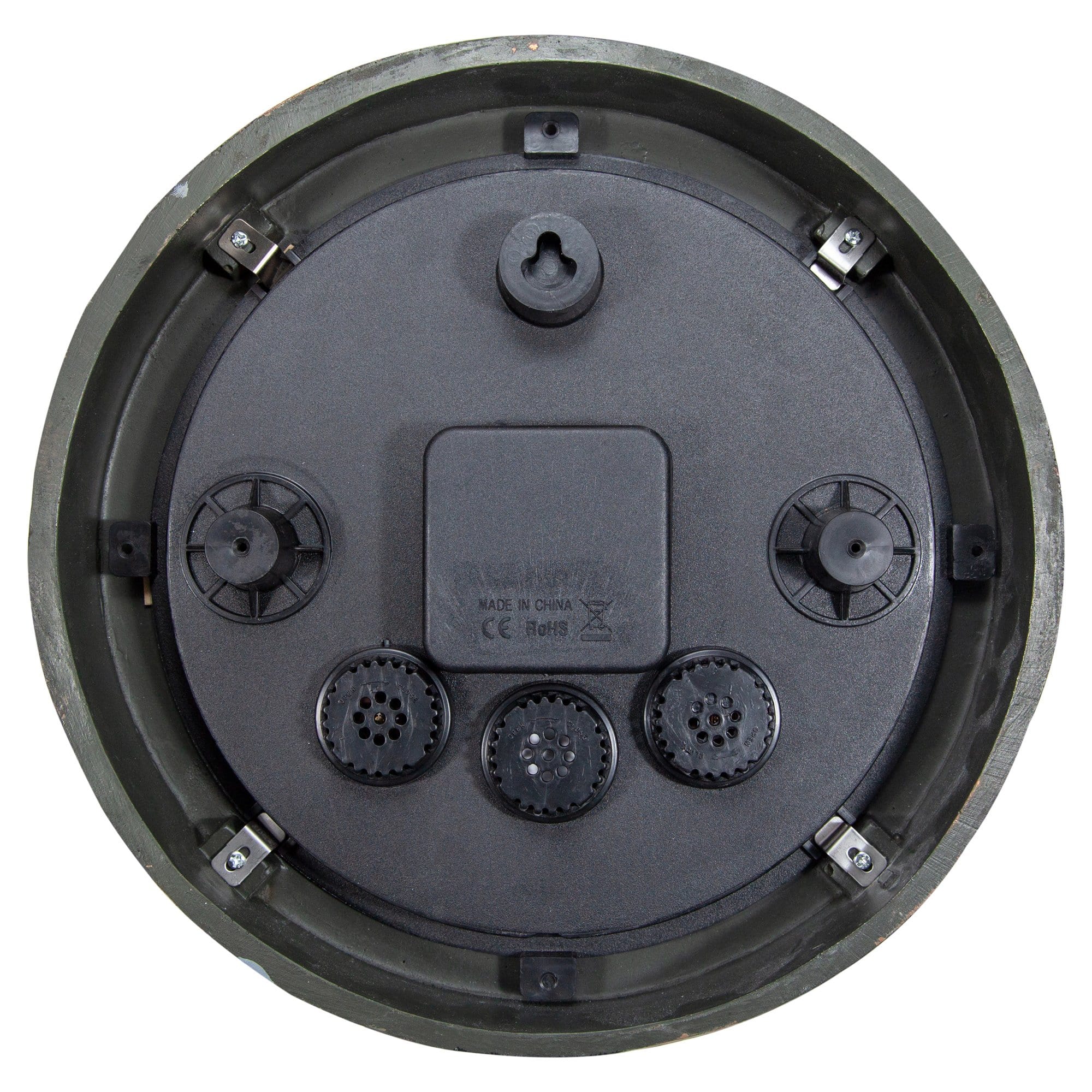 Weatherstation - Wall Clock - Weatherproof - 26cm - Polyresin - Aster - Goat Corp