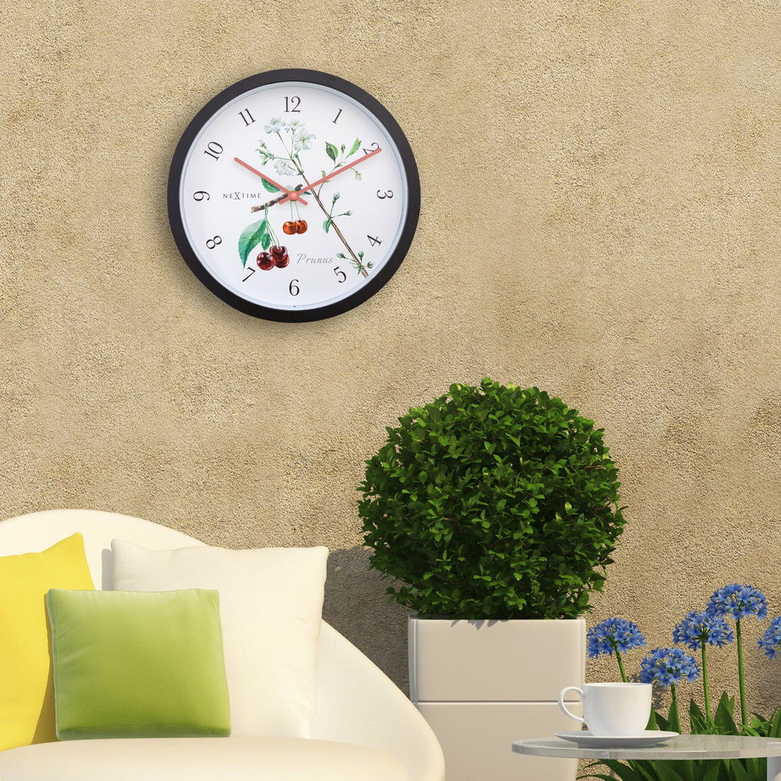 Weatherproof Outdoor clock - 30.5 cm - Prunus - Goat Corp