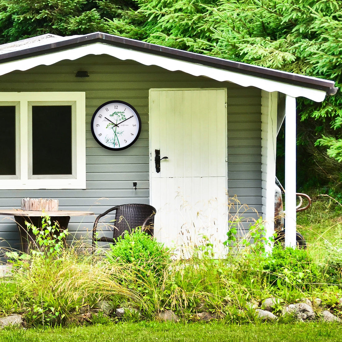 Weatherproof Outdoor clock - 30.5 cm - Anethium - Goat Corp