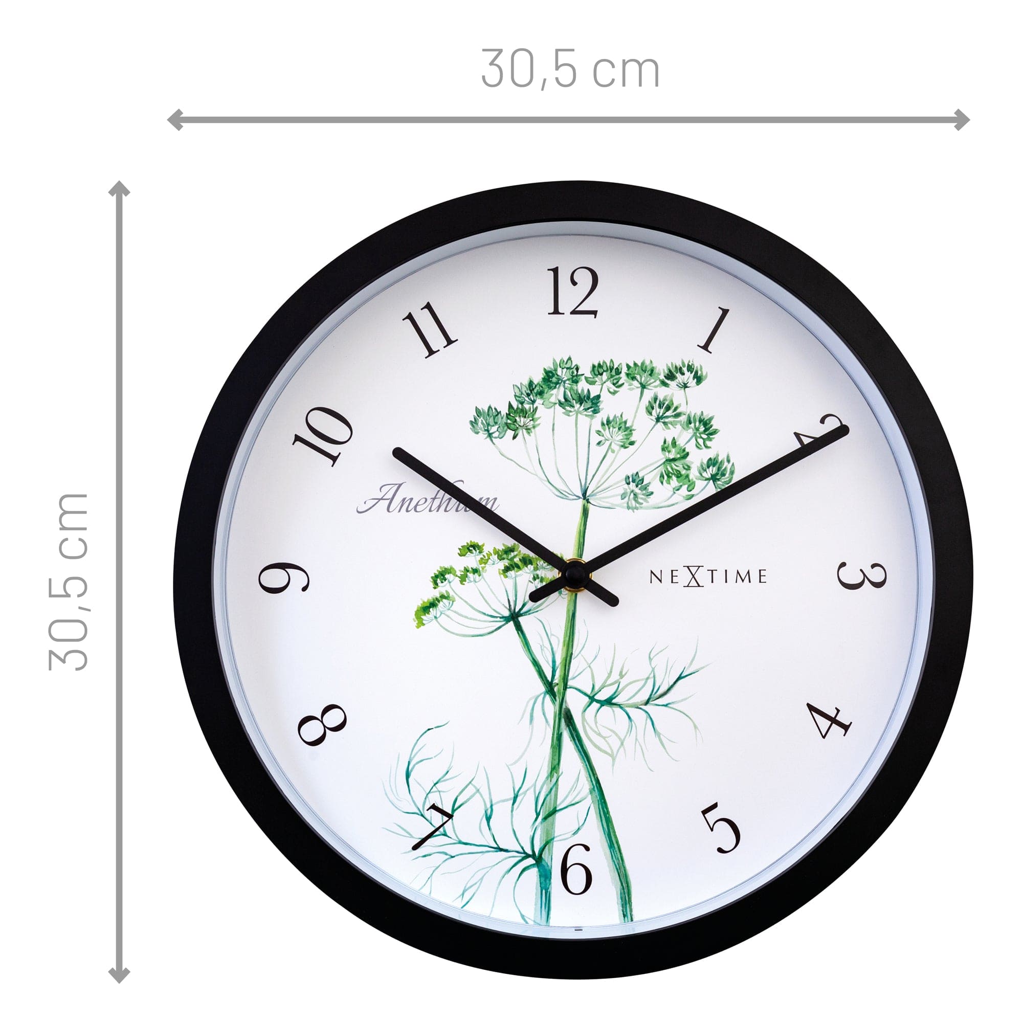 Weatherproof Outdoor clock - 30.5 cm - Anethium - Goat Corp