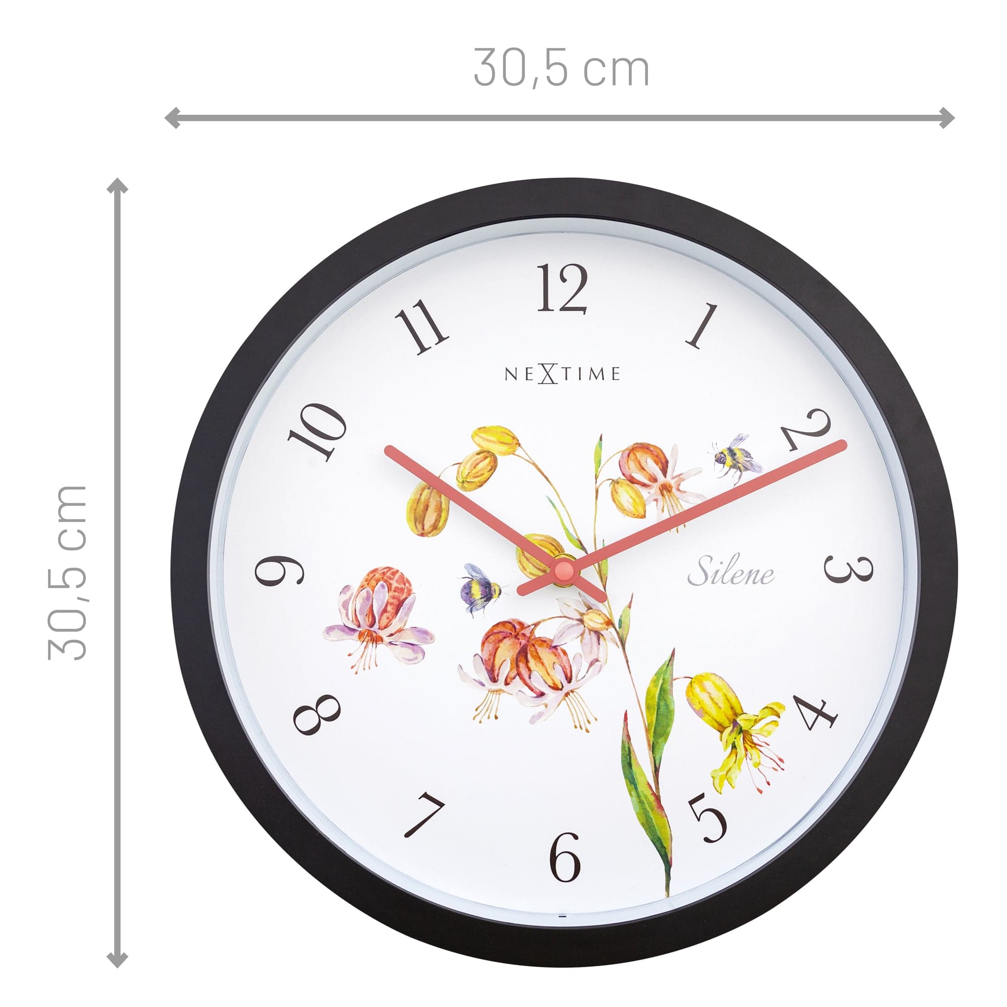 Weatherproof Outdoor clock - 30.5 cm - Silene - Goat Corp