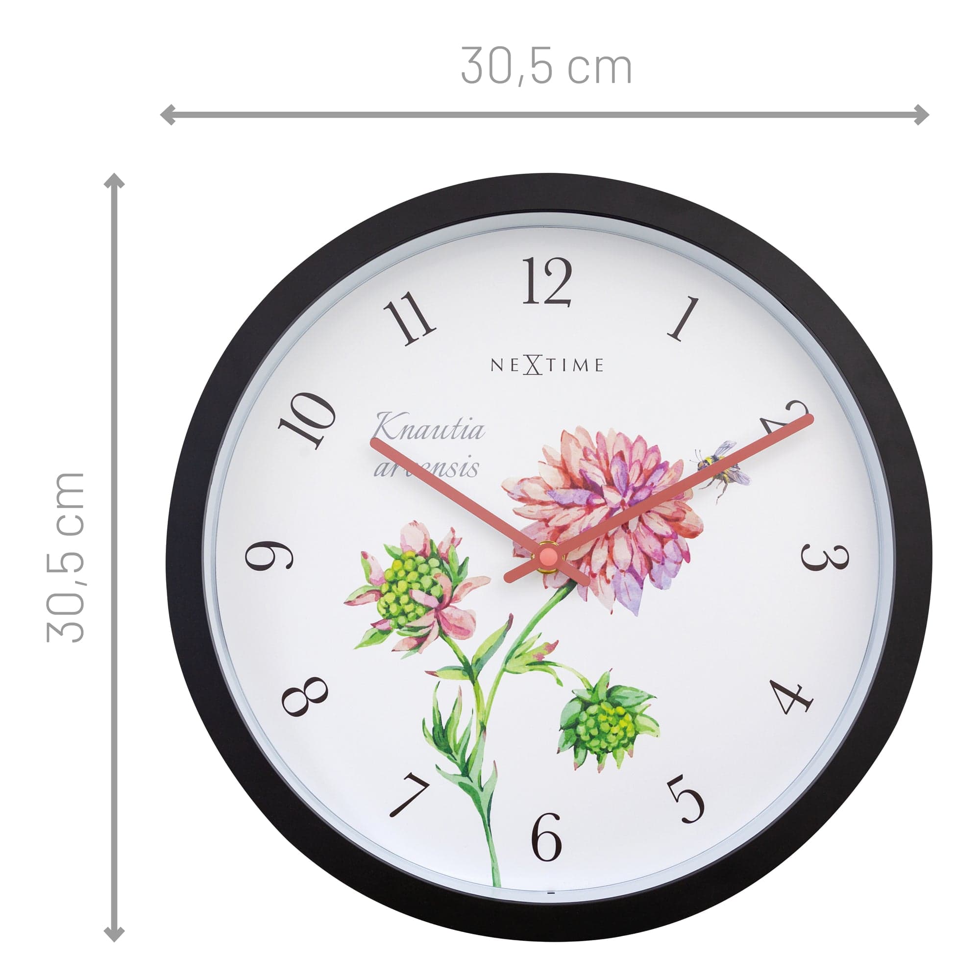 Weatherproof Outdoor clock - 30.5 cm - Knautia - Goat Corp
