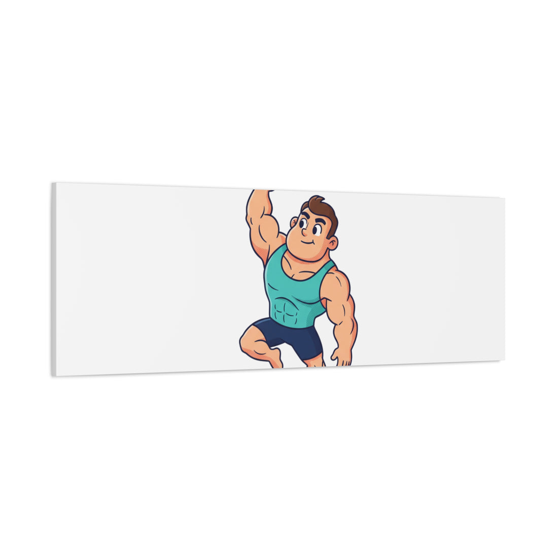 No Flex Just Grind canvas, Gymtimidation humor wall art | start small fitness décor