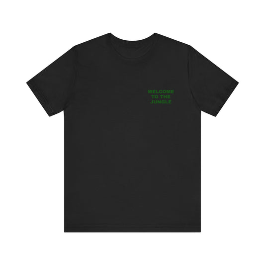 Welcome to the Jungle Tee, Unisex Short Sleeve Shirt, Nature Lovers Tee, Animal Graphic Tee, Summer Vibes Shirt, Eco-Friendly Apparel
