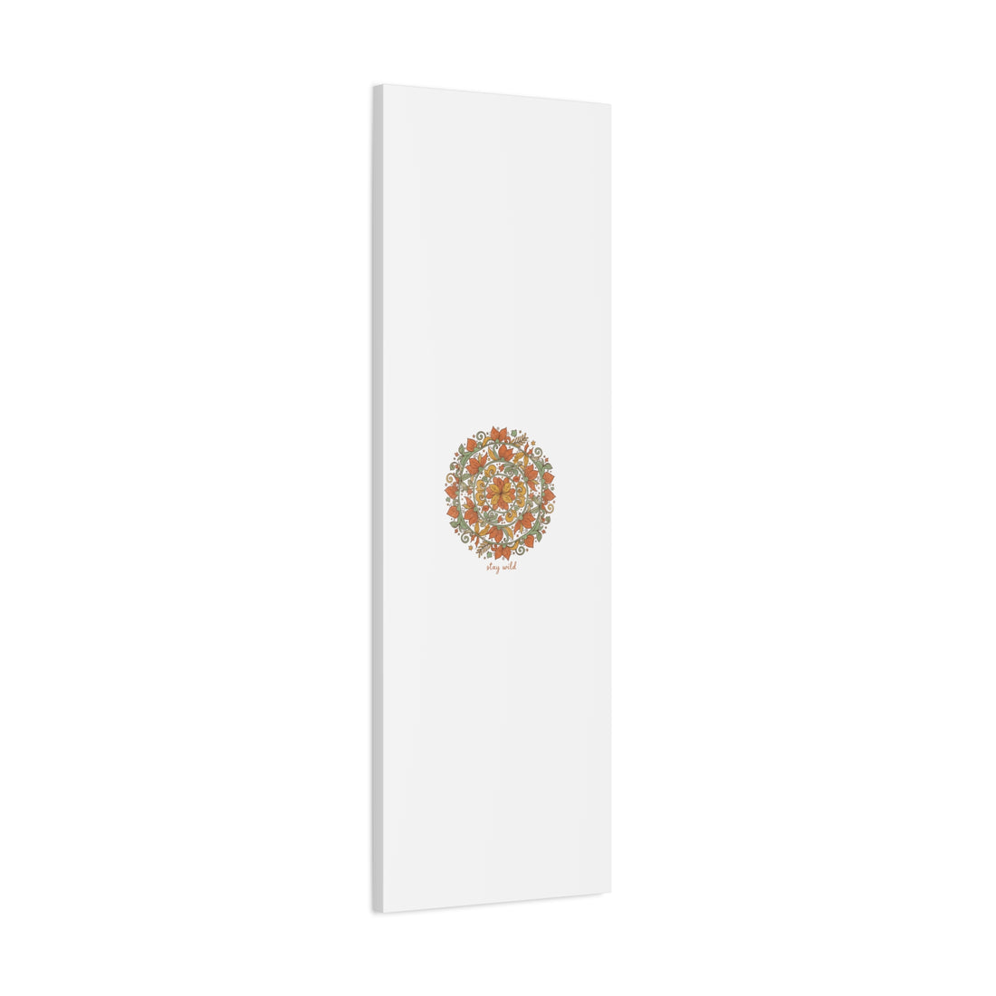 Stay Wild Mandala Canvas, Boho Paisley Wall Art | Artisanal Boho Print