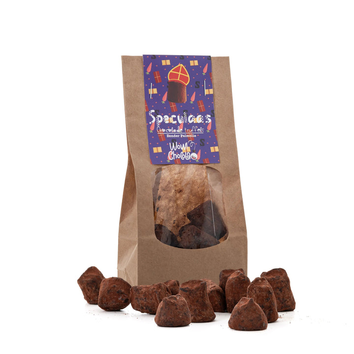 Speculaas Chocolate Truffles - Sinterklaas Edition - Biodegradable bag 130g - Goat Corp