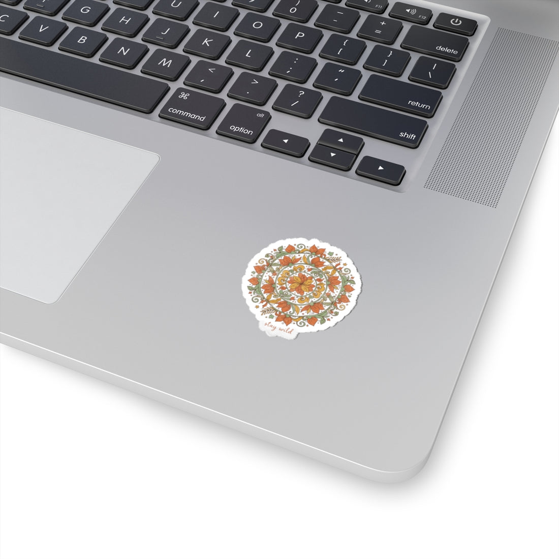 Handmade Mandala Sticker | Boho Paisley Pattern, earthy boho aesthetic